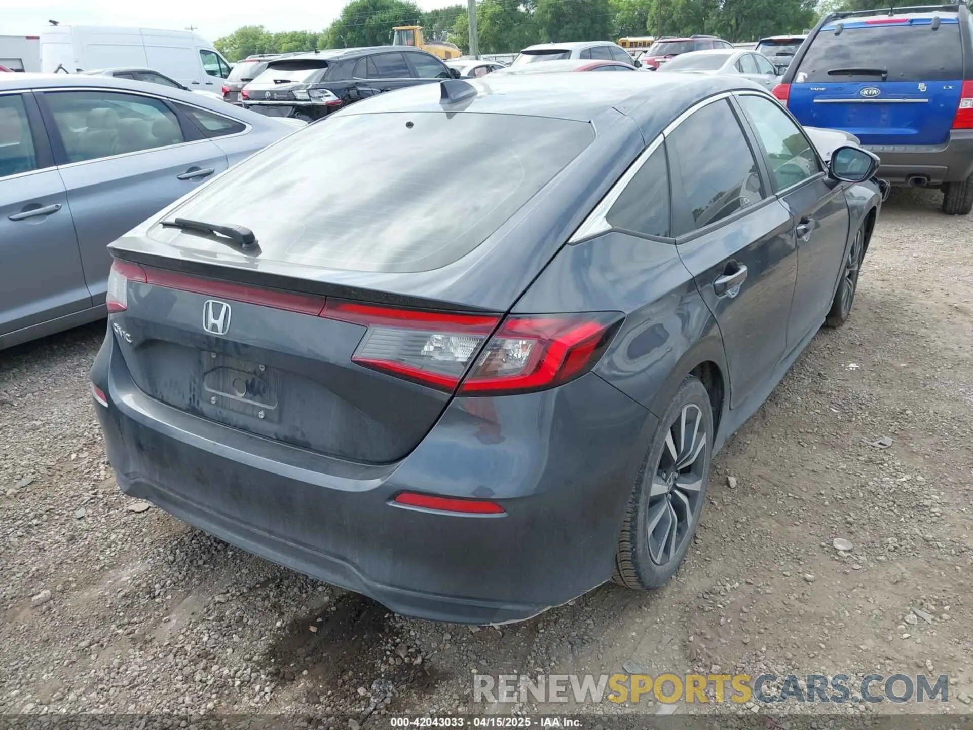 4 fotografías del automóvil dañado 19XFL1H73NE008603 HONDA CIVIC 2022