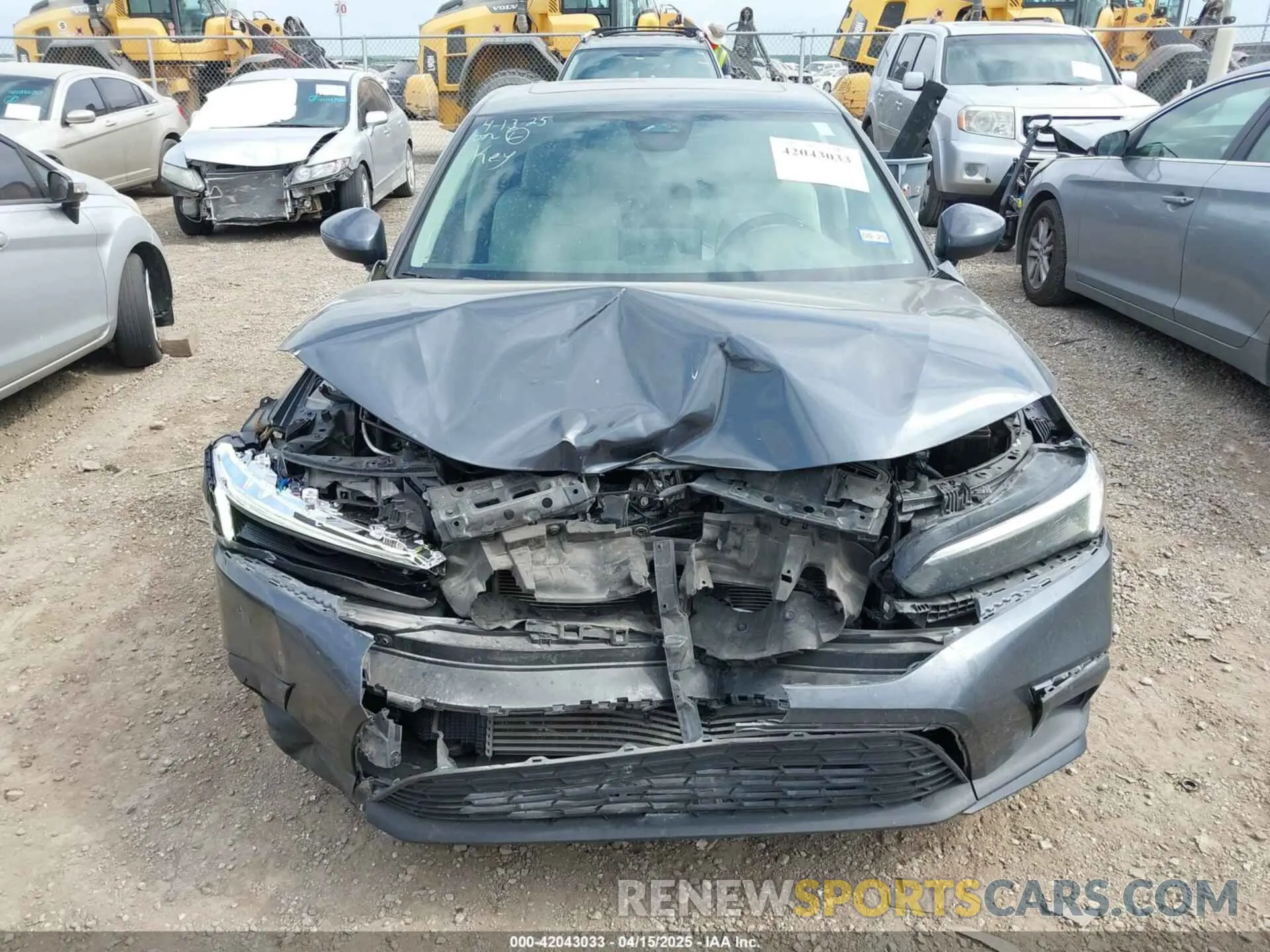 6 fotografías del automóvil dañado 19XFL1H73NE008603 HONDA CIVIC 2022