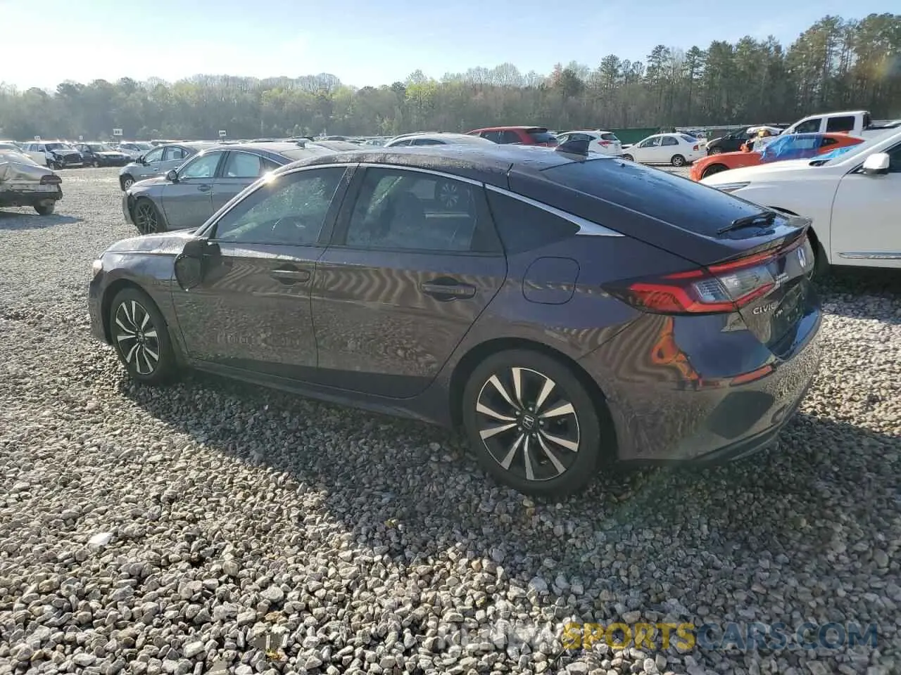 2 fotografías del automóvil dañado 19XFL1H73NE008908 HONDA CIVIC 2022