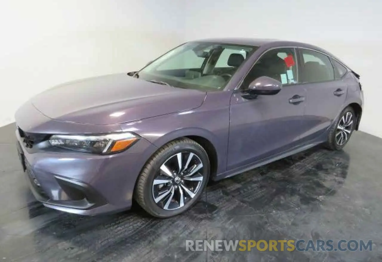2 fotografías del automóvil dañado 19XFL1H73NE014577 HONDA CIVIC 2022