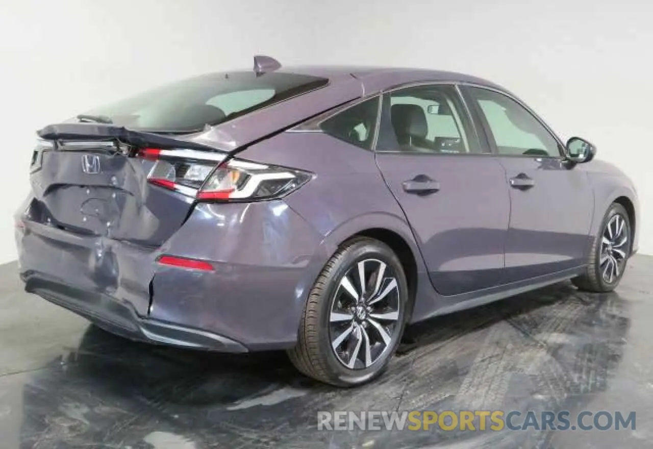 3 fotografías del automóvil dañado 19XFL1H73NE014577 HONDA CIVIC 2022