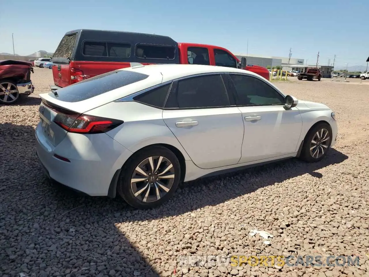3 fotografías del automóvil dañado 19XFL1H73NE017933 HONDA CIVIC 2022