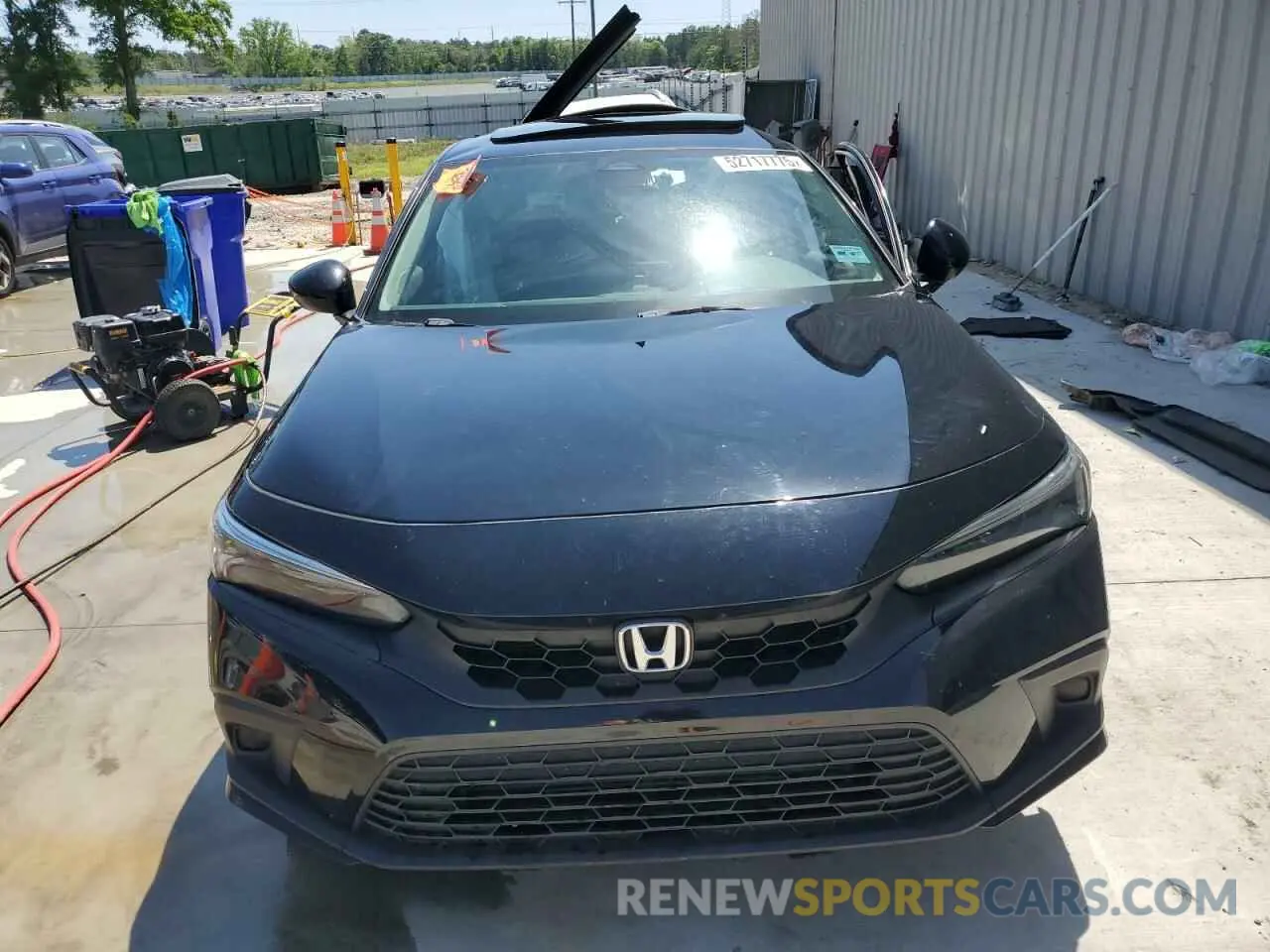 5 fotografías del automóvil dañado 19XFL1H75NE008666 HONDA CIVIC 2022