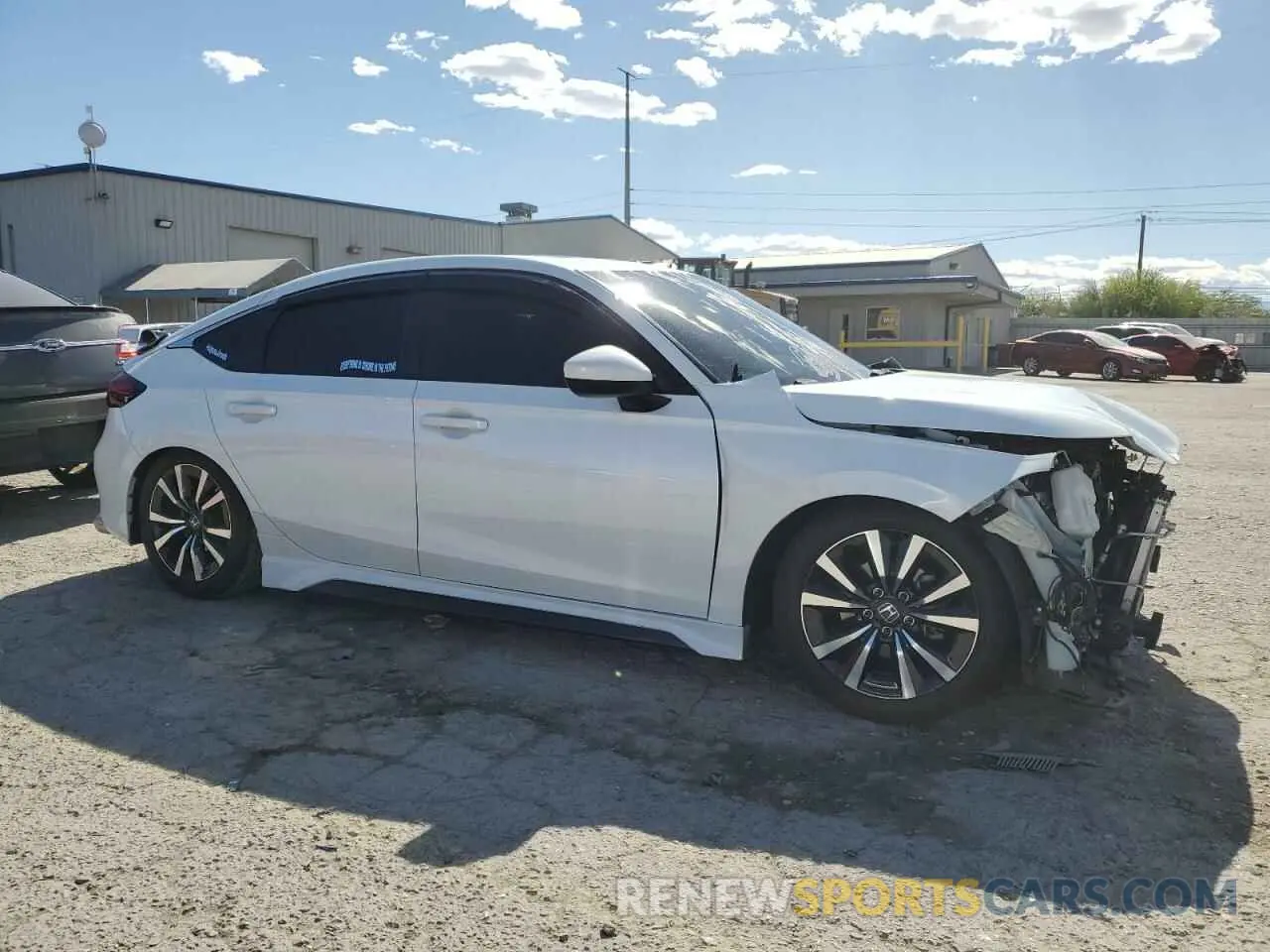 4 fotografías del automóvil dañado 19XFL1H75NE009350 HONDA CIVIC 2022