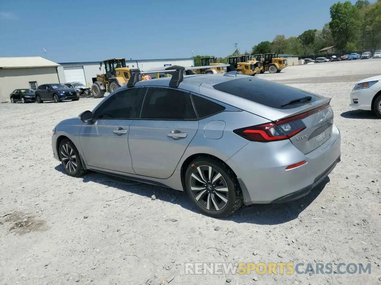 2 fotografías del automóvil dañado 19XFL1H75NE019280 HONDA CIVIC 2022