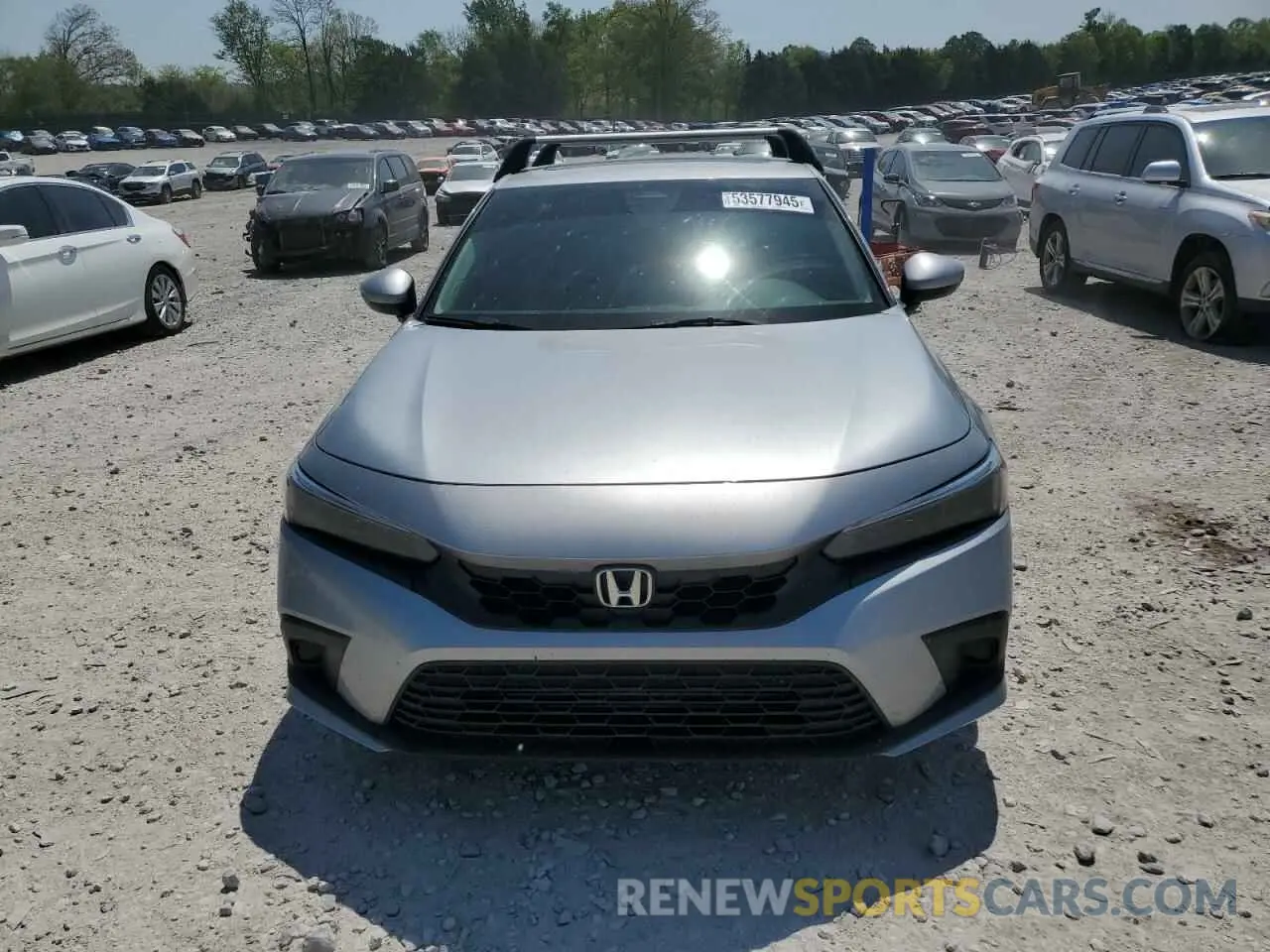 5 fotografías del automóvil dañado 19XFL1H75NE019280 HONDA CIVIC 2022