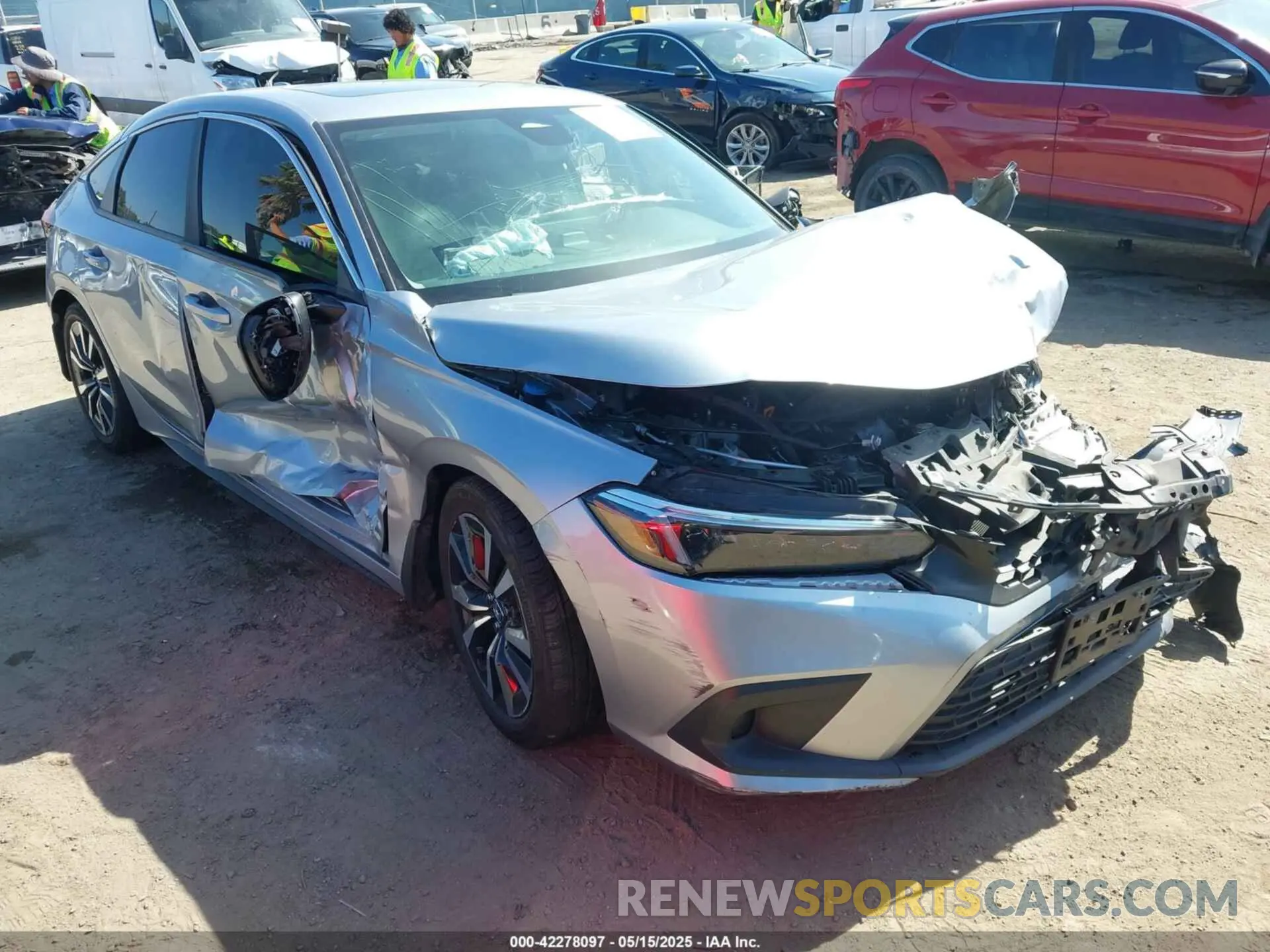 1 fotografías del automóvil dañado 19XFL1H76NE002360 HONDA CIVIC 2022