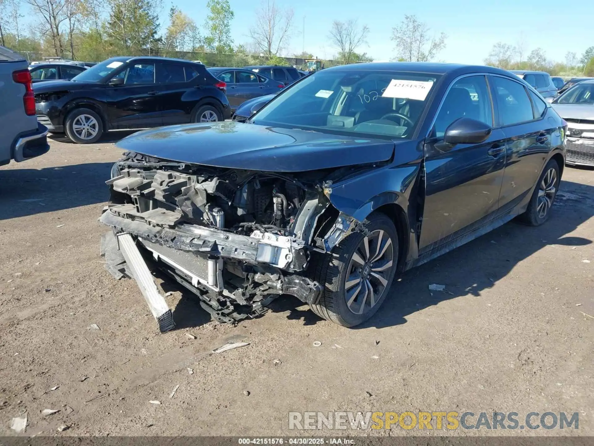 2 fotografías del automóvil dañado 19XFL1H76NE006120 HONDA CIVIC 2022