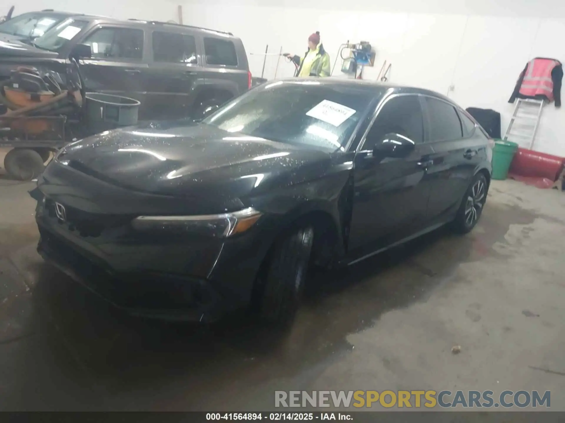 2 fotografías del automóvil dañado 19XFL1H79NE009058 HONDA CIVIC 2022