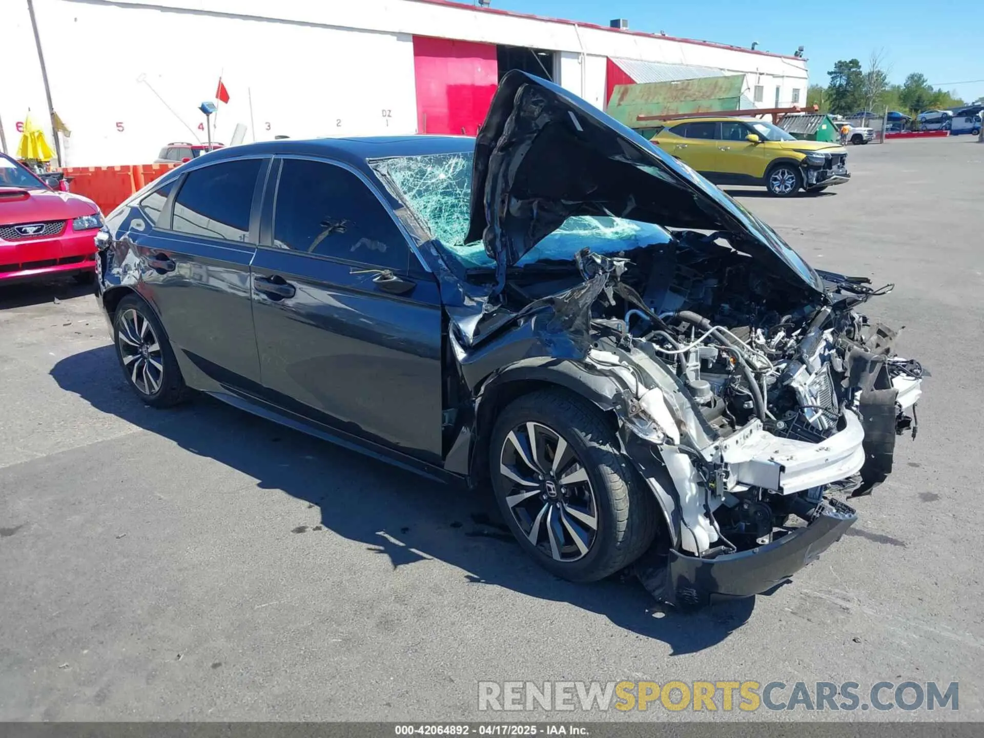 1 fotografías del automóvil dañado 19XFL1H7XNE013345 HONDA CIVIC 2022