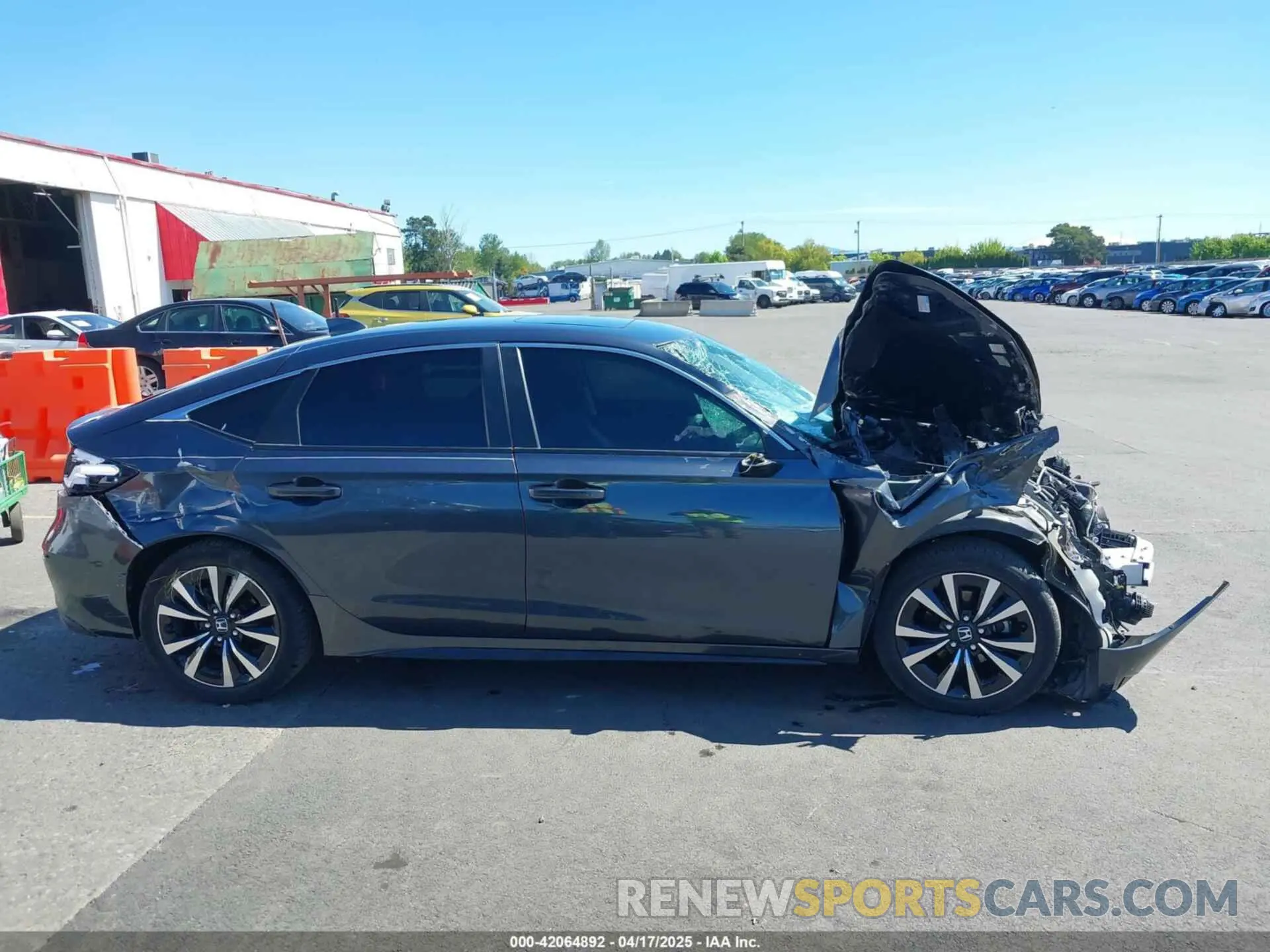 14 fotografías del automóvil dañado 19XFL1H7XNE013345 HONDA CIVIC 2022