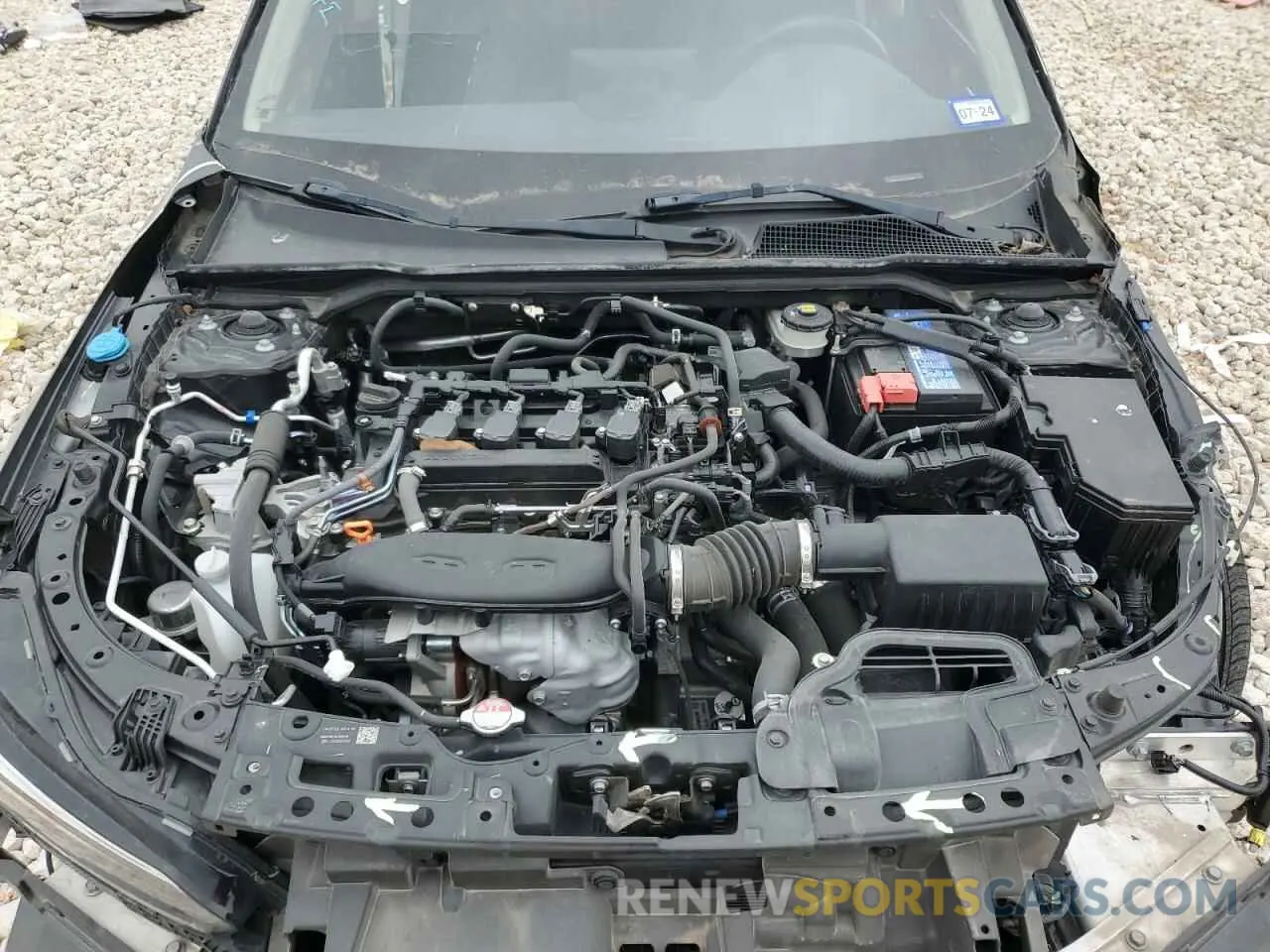 12 fotografías del automóvil dañado 19XFL1H7XNE018156 HONDA CIVIC 2022