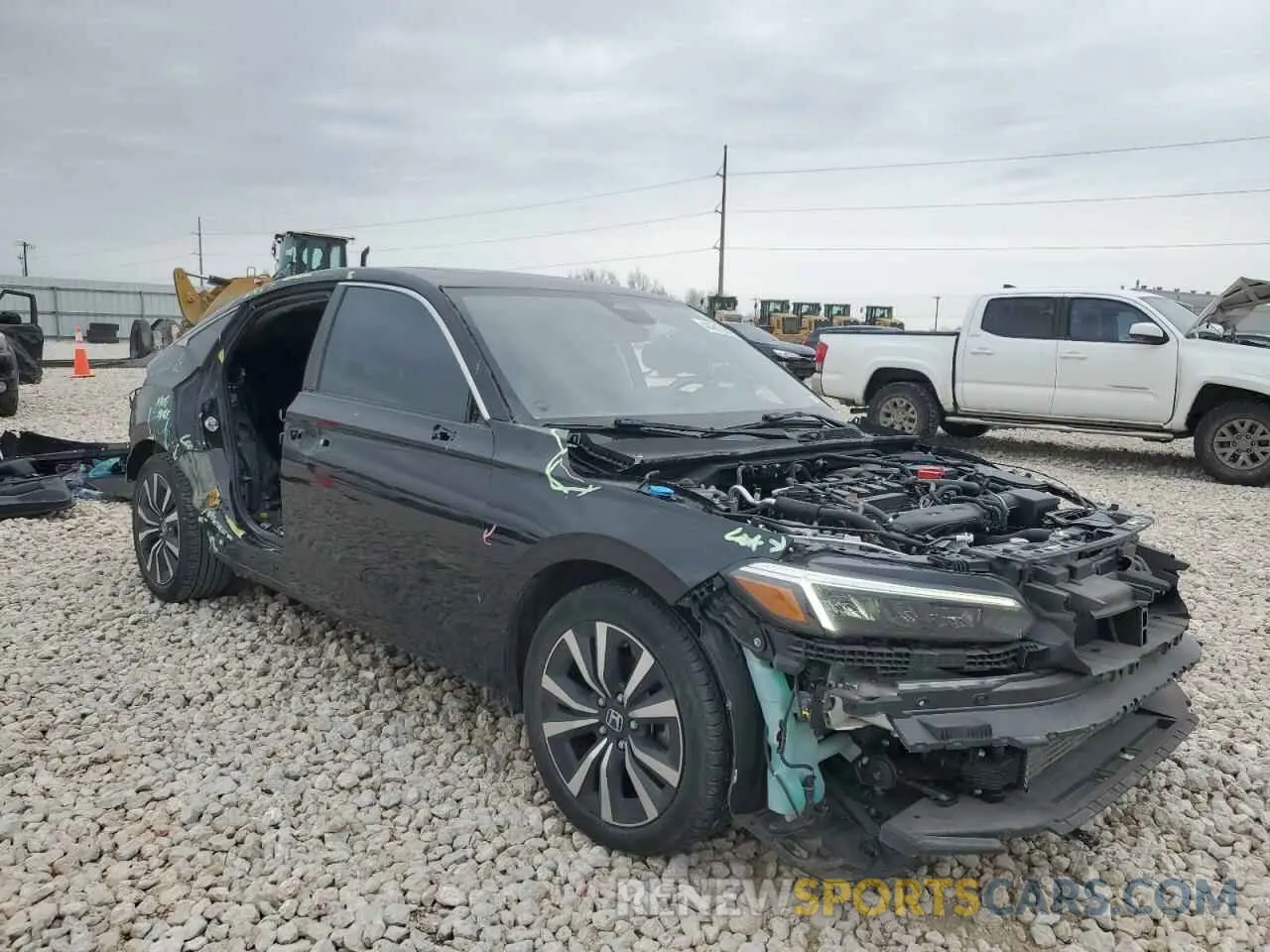 4 fotografías del automóvil dañado 19XFL1H7XNE018156 HONDA CIVIC 2022