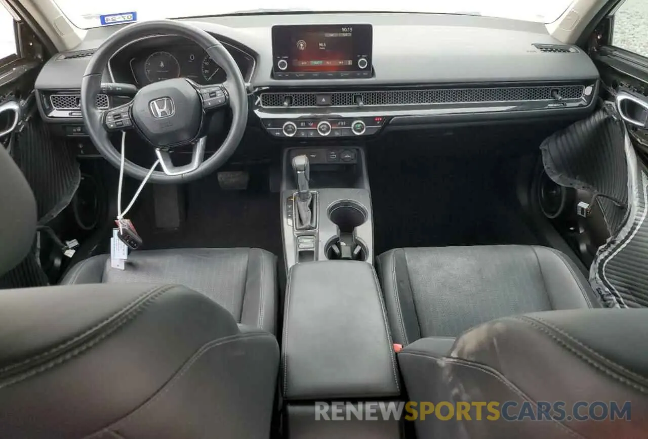 8 fotografías del automóvil dañado 19XFL1H7XNE018156 HONDA CIVIC 2022