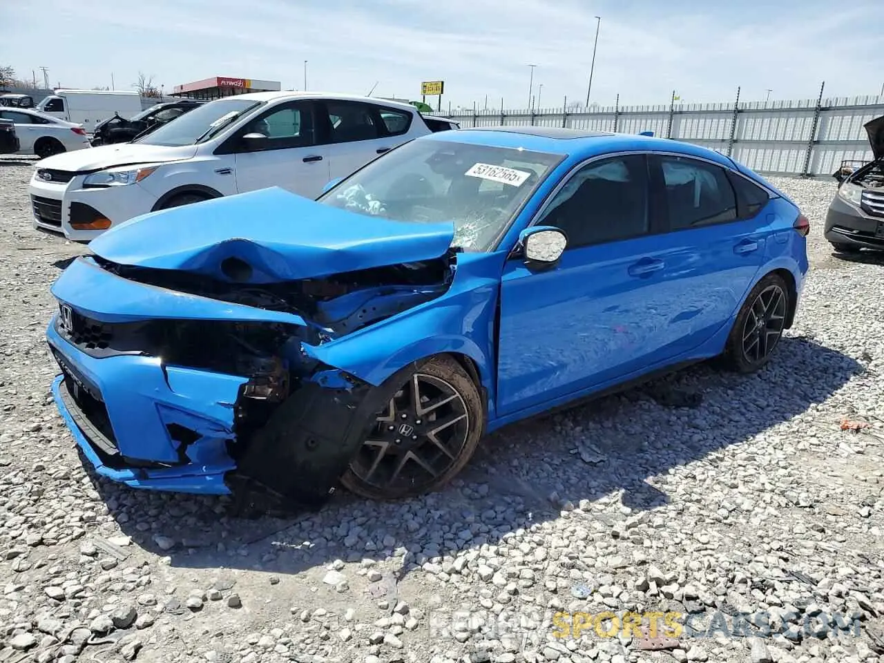 1 fotografías del automóvil dañado 19XFL1H80NE016781 HONDA CIVIC 2022