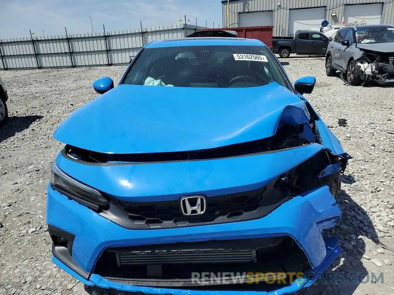 5 fotografías del automóvil dañado 19XFL1H80NE016781 HONDA CIVIC 2022