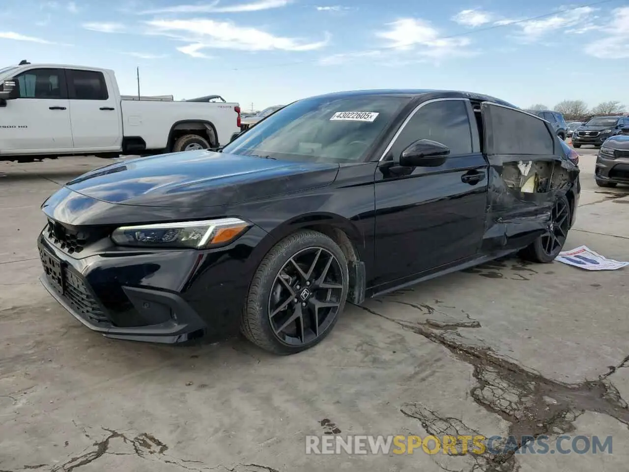 1 fotografías del automóvil dañado 19XFL1H82NE016149 HONDA CIVIC 2022
