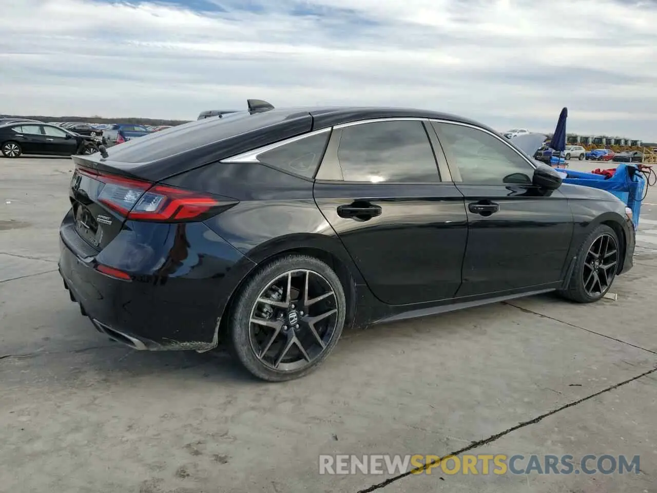 3 fotografías del automóvil dañado 19XFL1H82NE016149 HONDA CIVIC 2022