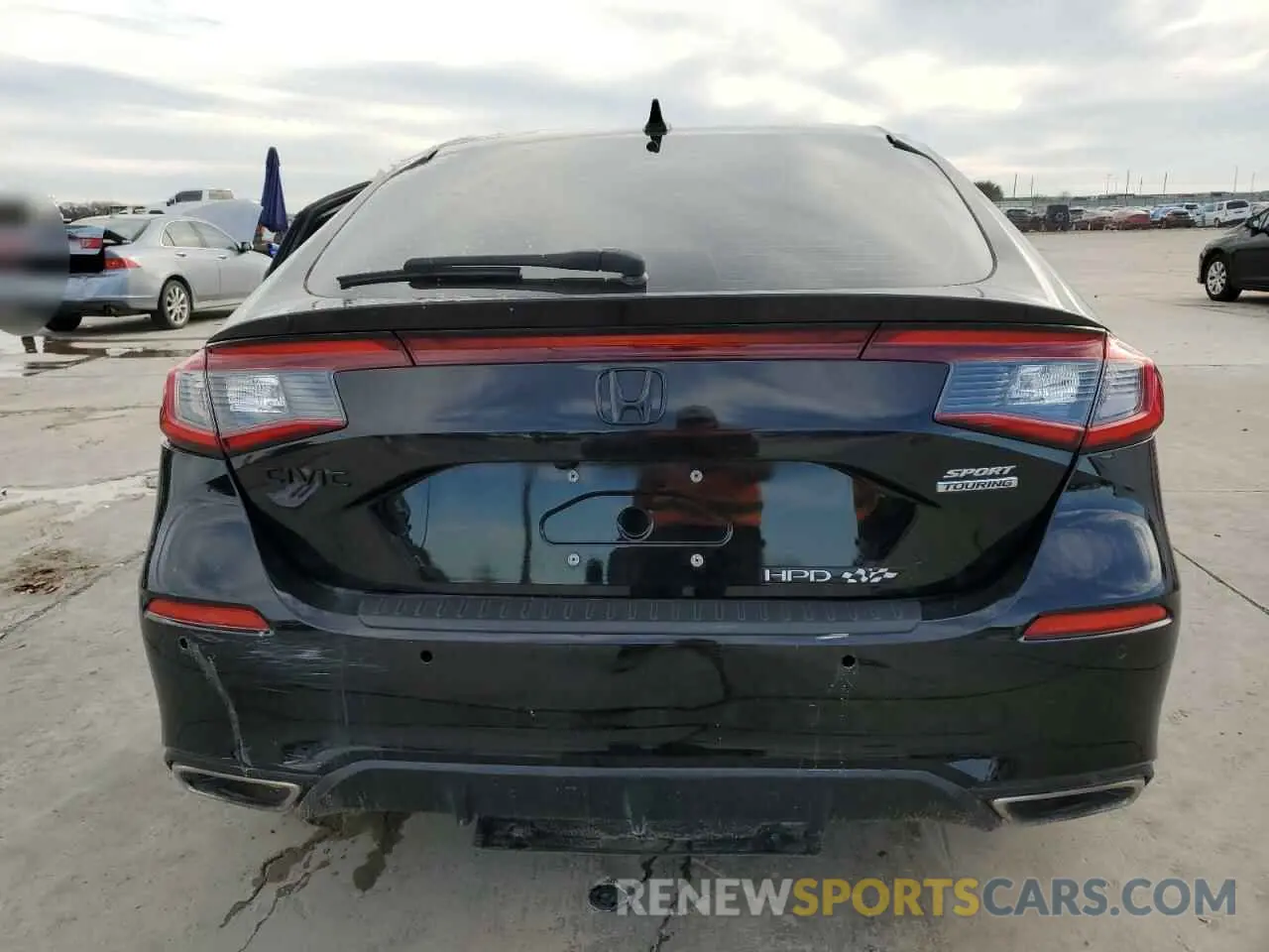 6 fotografías del automóvil dañado 19XFL1H82NE016149 HONDA CIVIC 2022
