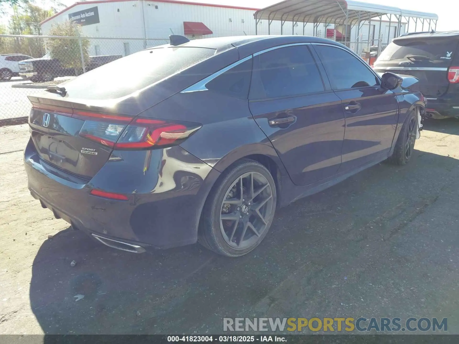 4 fotografías del automóvil dañado 19XFL1H83NE010893 HONDA CIVIC 2022