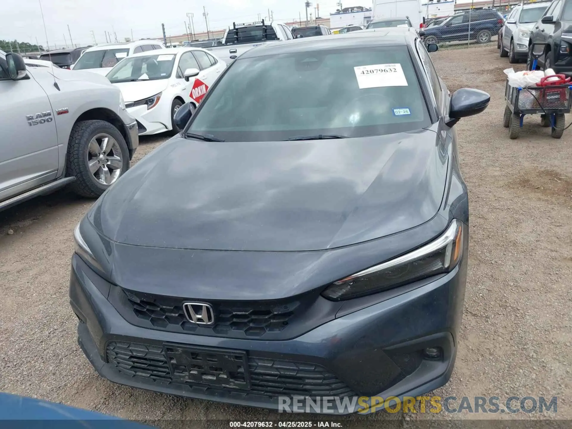 6 fotografías del automóvil dañado 19XFL1H84NE010790 HONDA CIVIC 2022