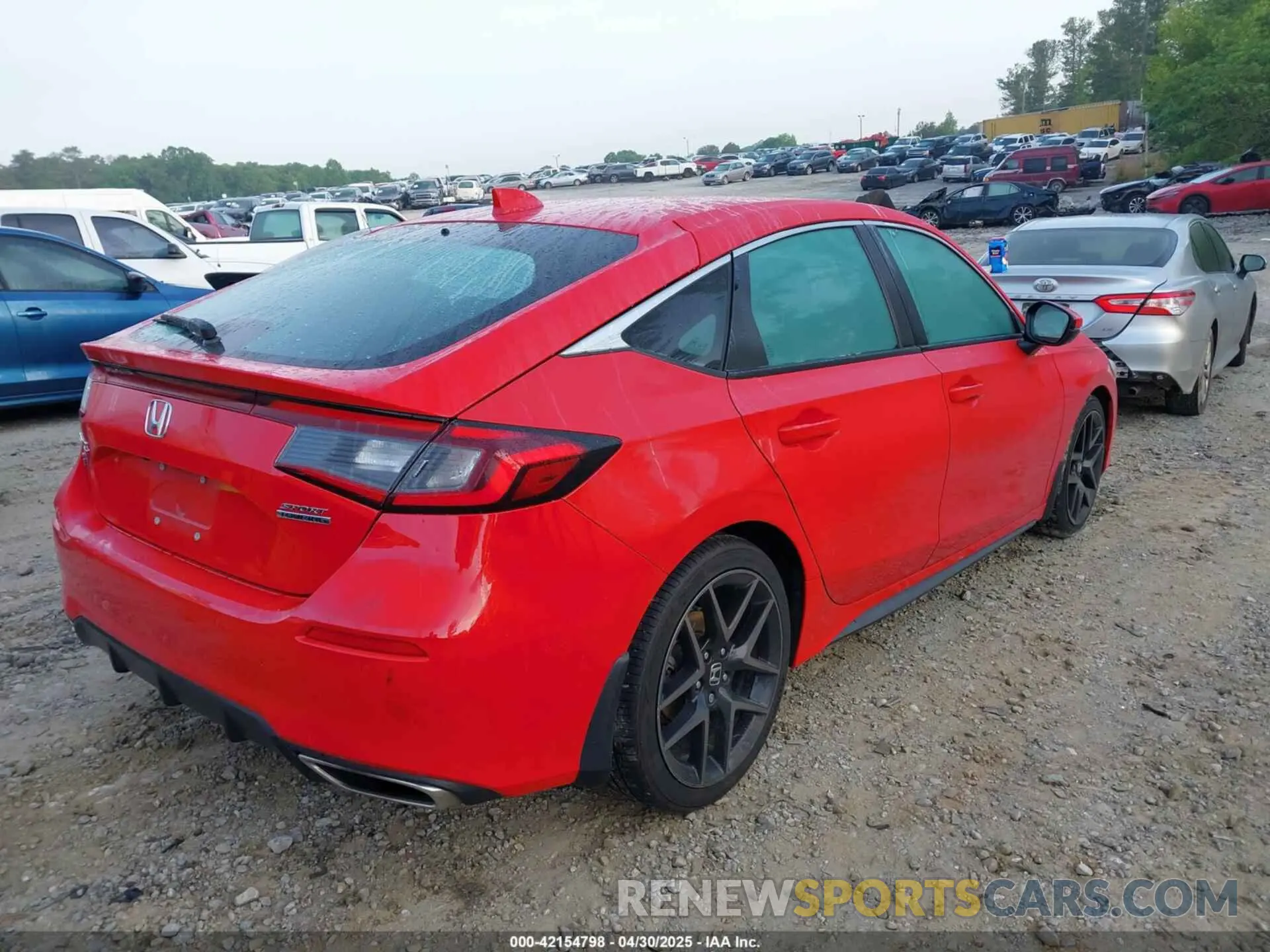 4 fotografías del automóvil dañado 19XFL1H84NE024401 HONDA CIVIC 2022