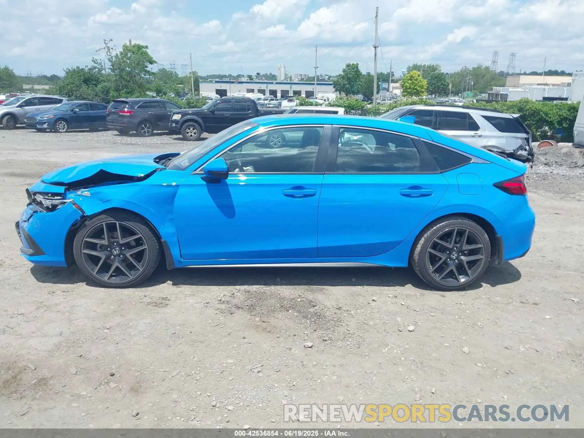 14 fotografías del automóvil dañado 19XFL1H85NE017358 HONDA CIVIC 2022