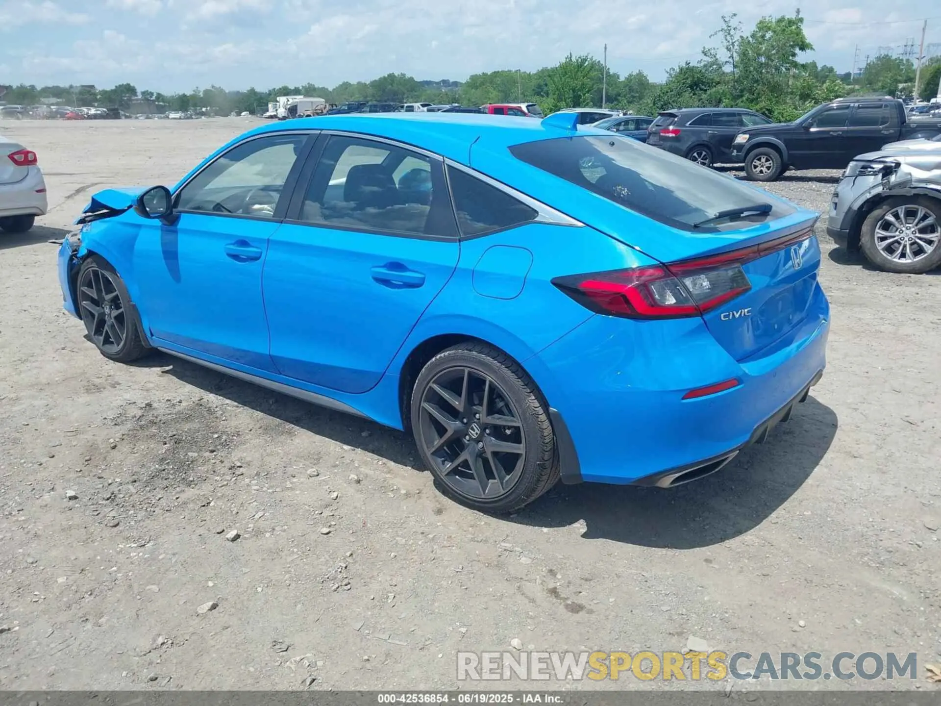 3 fotografías del automóvil dañado 19XFL1H85NE017358 HONDA CIVIC 2022