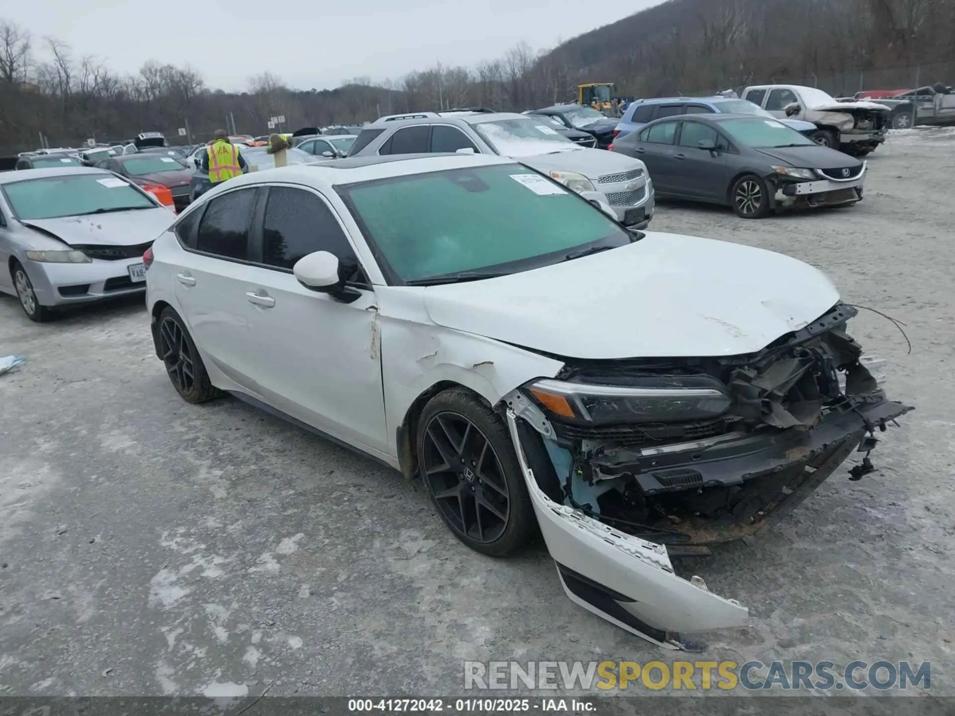 1 fotografías del automóvil dañado 19XFL1H86NE002903 HONDA CIVIC 2022