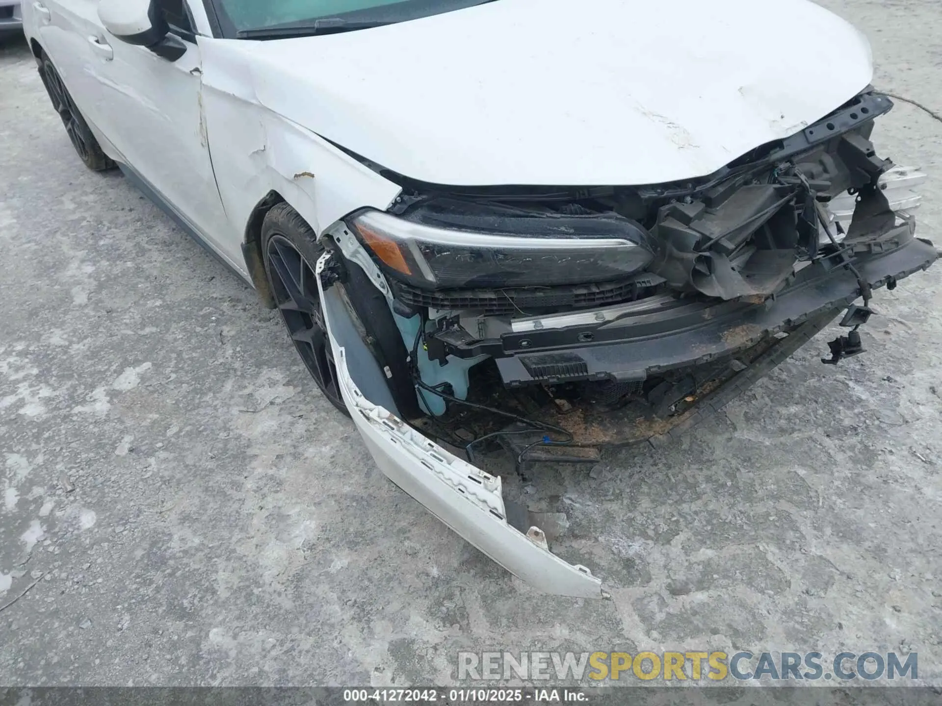 17 fotografías del automóvil dañado 19XFL1H86NE002903 HONDA CIVIC 2022