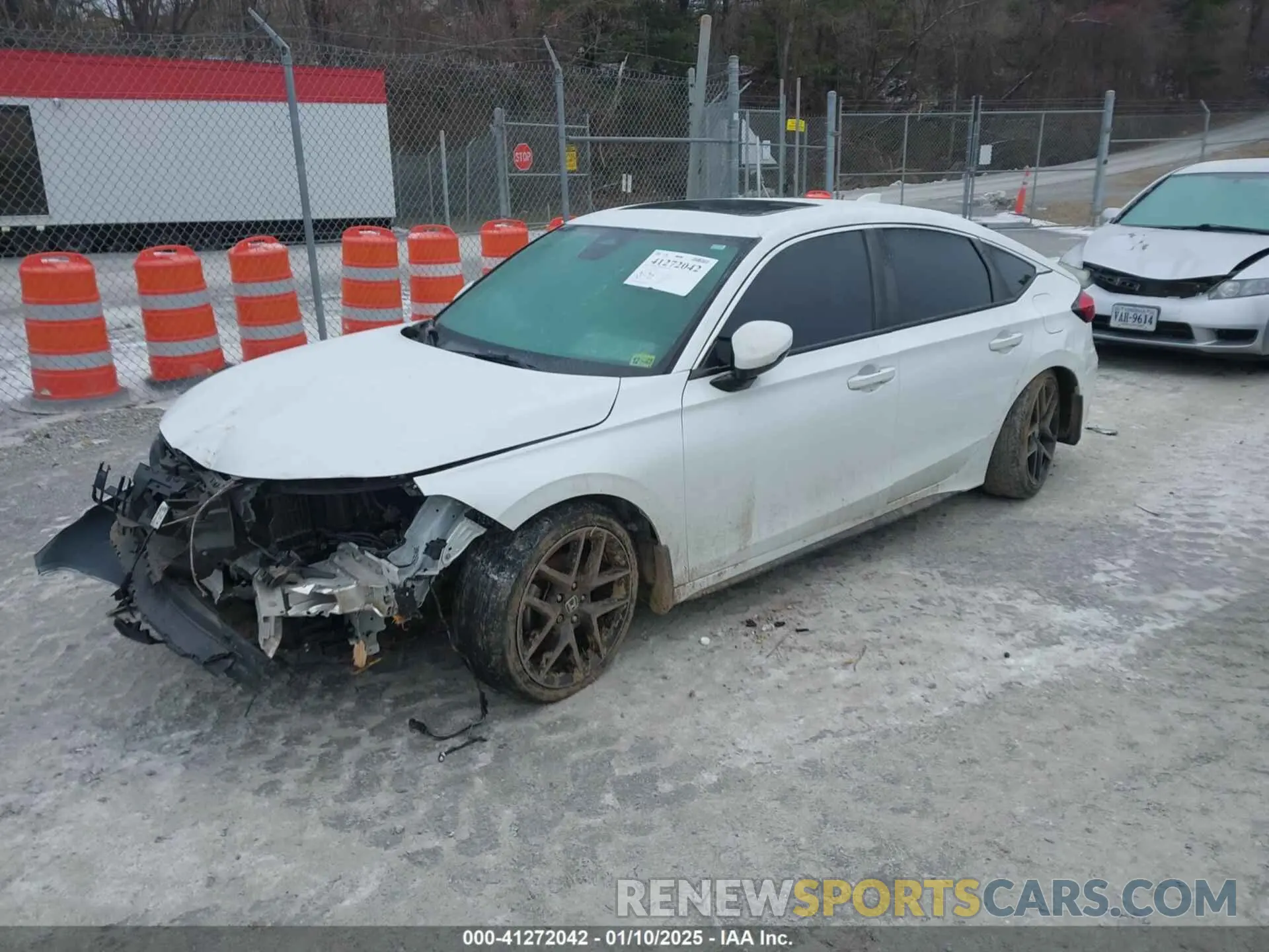 2 fotografías del automóvil dañado 19XFL1H86NE002903 HONDA CIVIC 2022