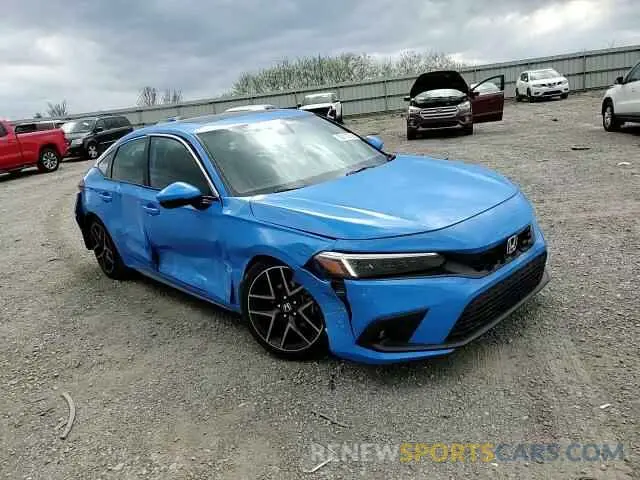 10 fotografías del automóvil dañado 19XFL1H86NE003792 HONDA CIVIC 2022