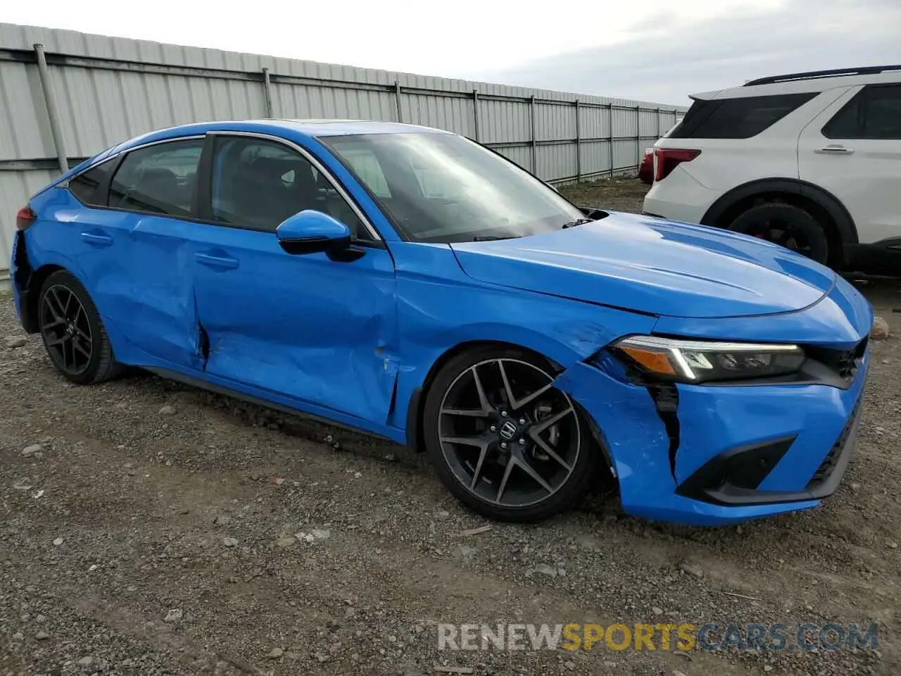 4 fotografías del automóvil dañado 19XFL1H86NE003792 HONDA CIVIC 2022