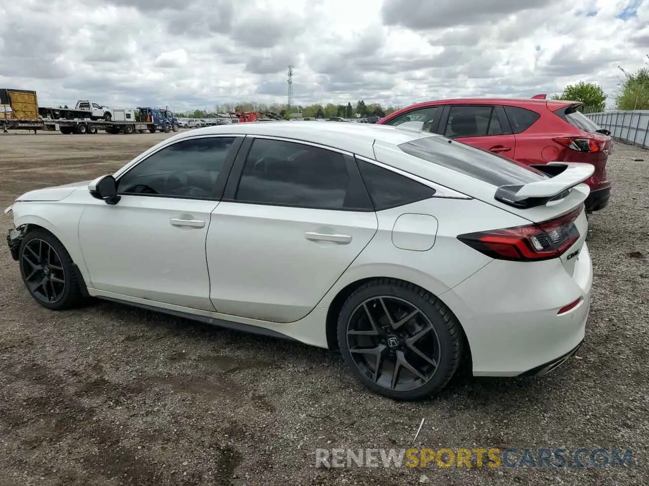 2 fotografías del automóvil dañado 19XFL1H86NE401844 HONDA CIVIC 2022