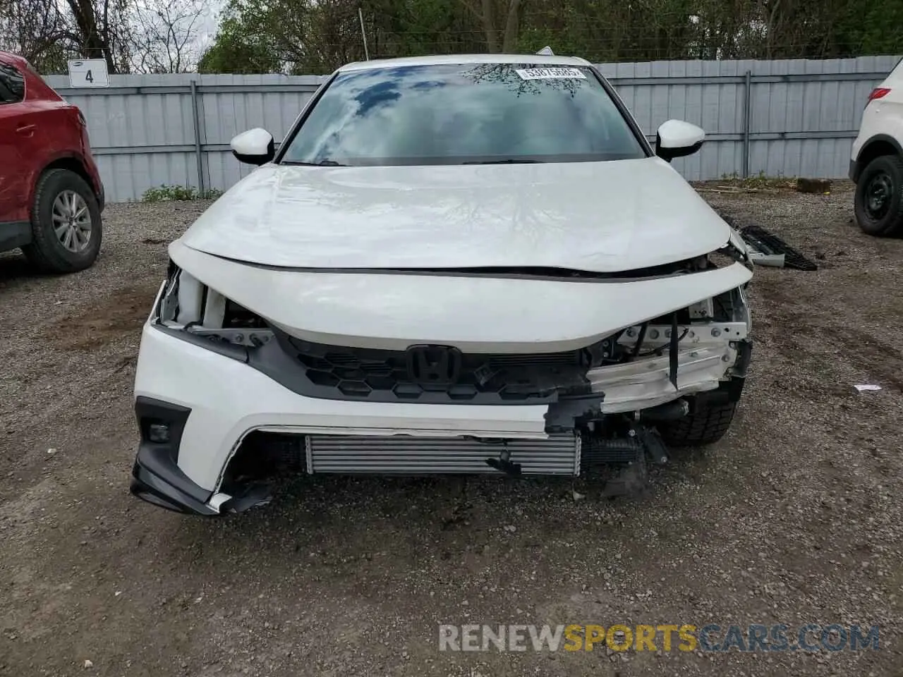 5 fotografías del automóvil dañado 19XFL1H86NE401844 HONDA CIVIC 2022