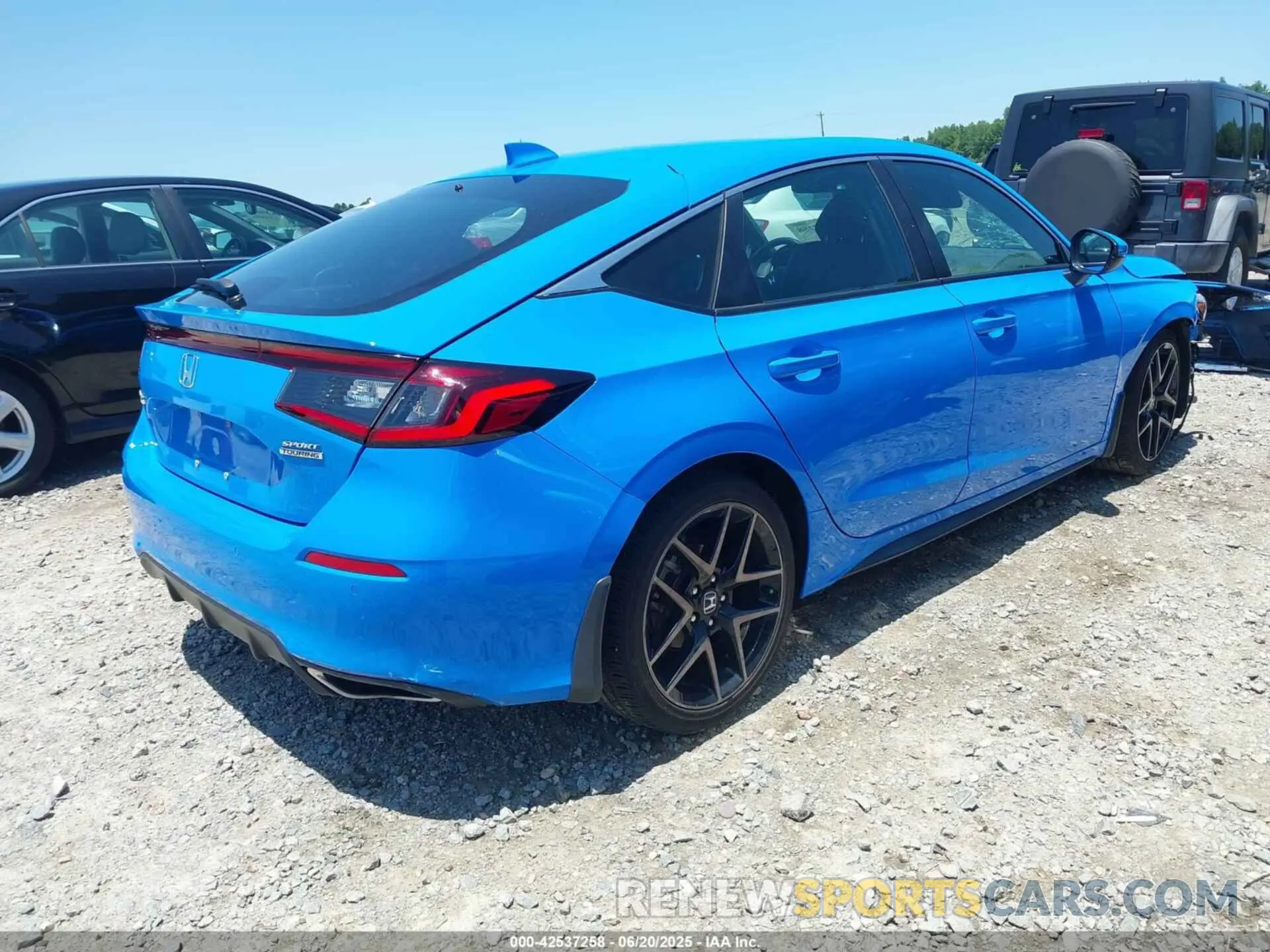 4 fotografías del automóvil dañado 19XFL1H87NE023582 HONDA CIVIC 2022