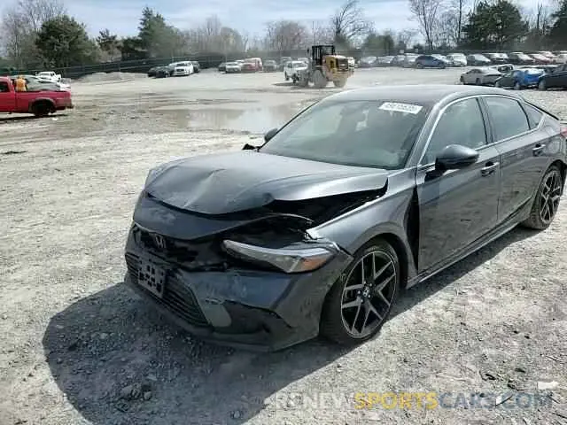 11 fotografías del automóvil dañado 19XFL1H88NE000750 HONDA CIVIC 2022