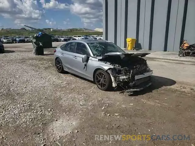 10 fotografías del automóvil dañado 19XFL1H88NE006029 HONDA CIVIC 2022