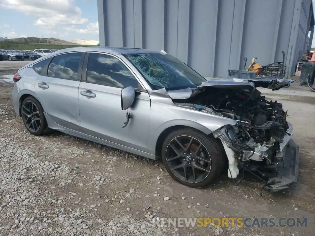 4 fotografías del automóvil dañado 19XFL1H88NE006029 HONDA CIVIC 2022