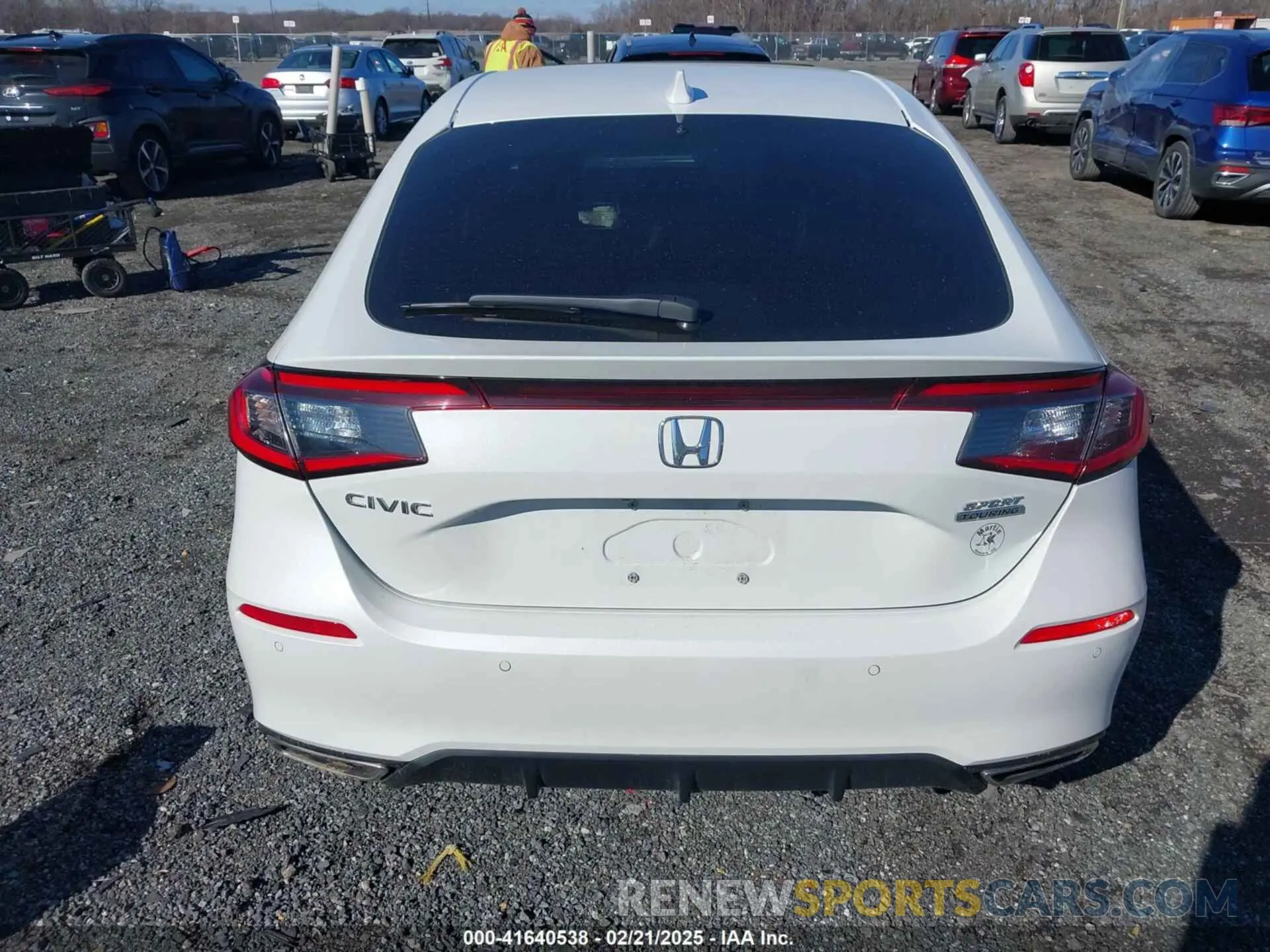 16 fotografías del automóvil dañado 19XFL1H89NE001521 HONDA CIVIC 2022