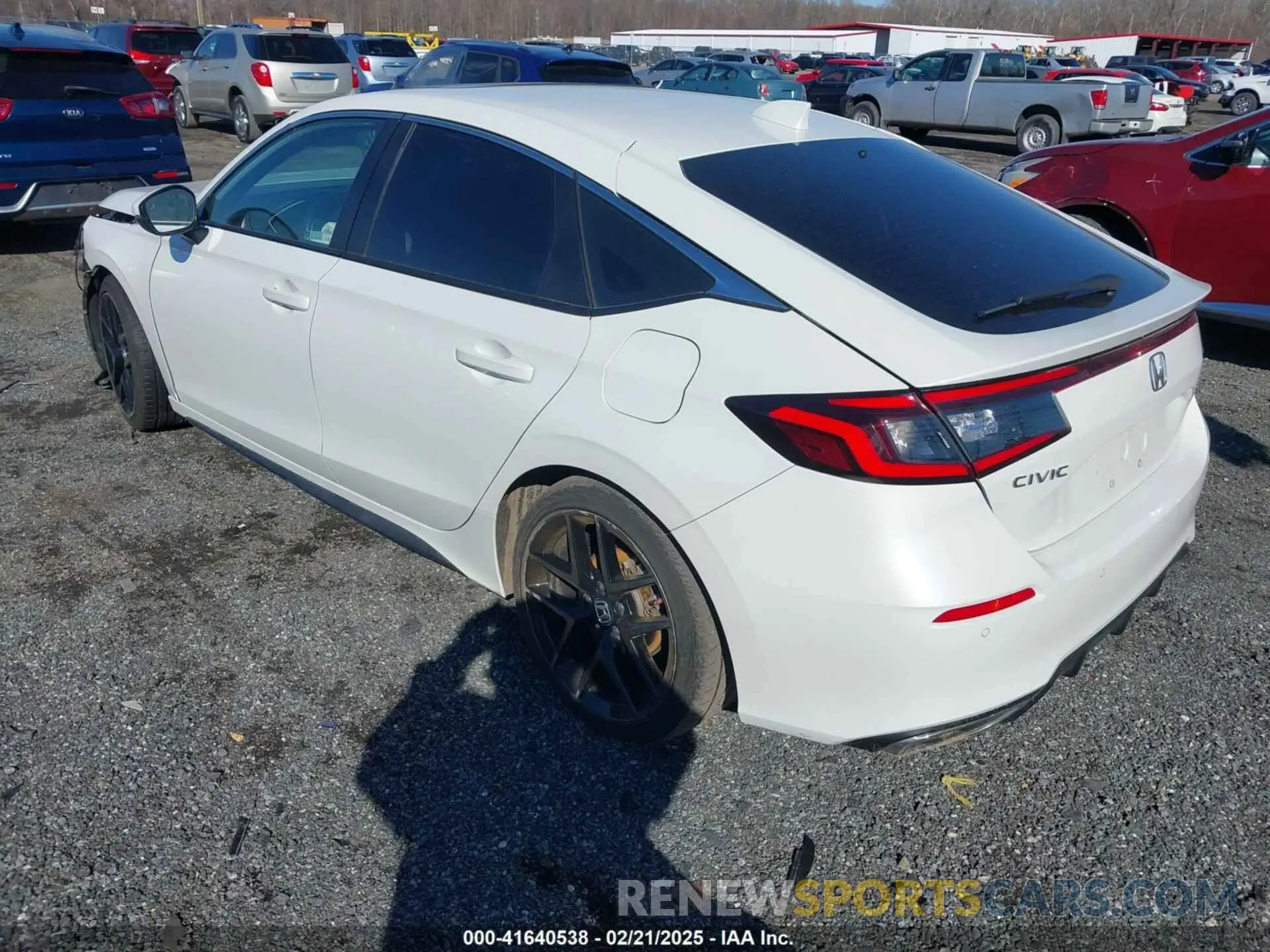 3 fotografías del automóvil dañado 19XFL1H89NE001521 HONDA CIVIC 2022