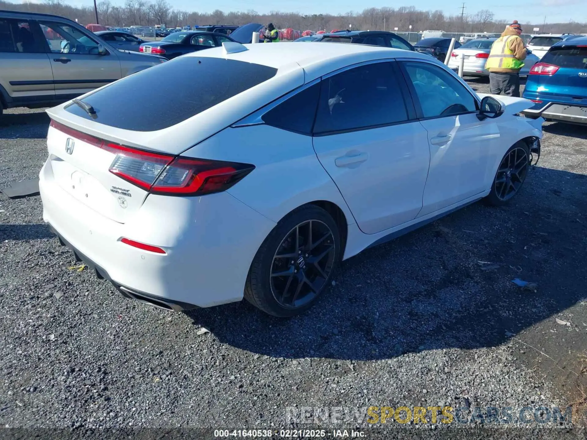 4 fotografías del automóvil dañado 19XFL1H89NE001521 HONDA CIVIC 2022