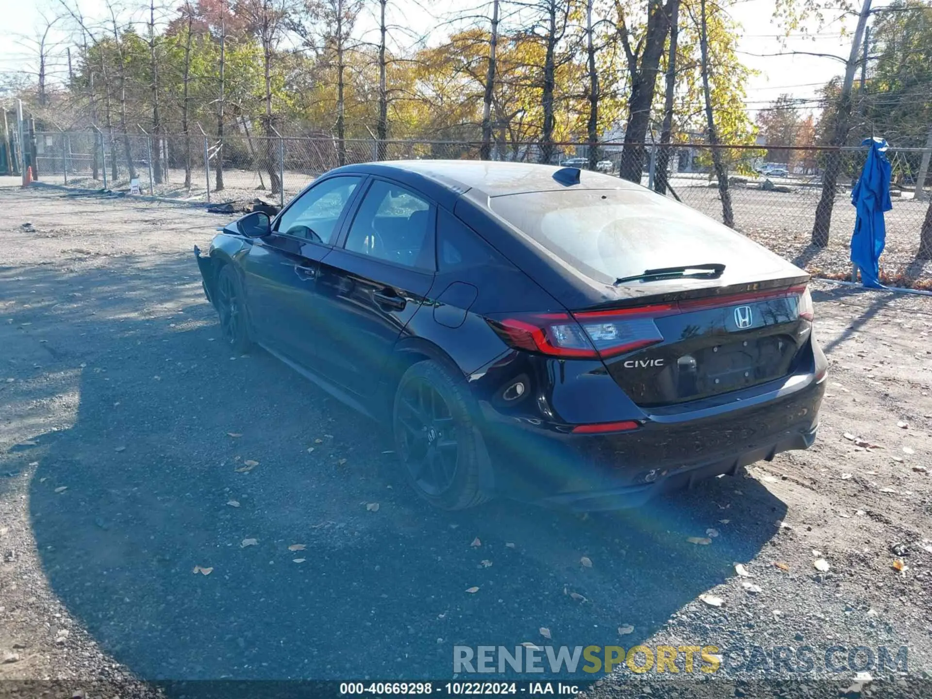 3 fotografías del automóvil dañado 19XFL2G82NE022735 HONDA CIVIC 2022