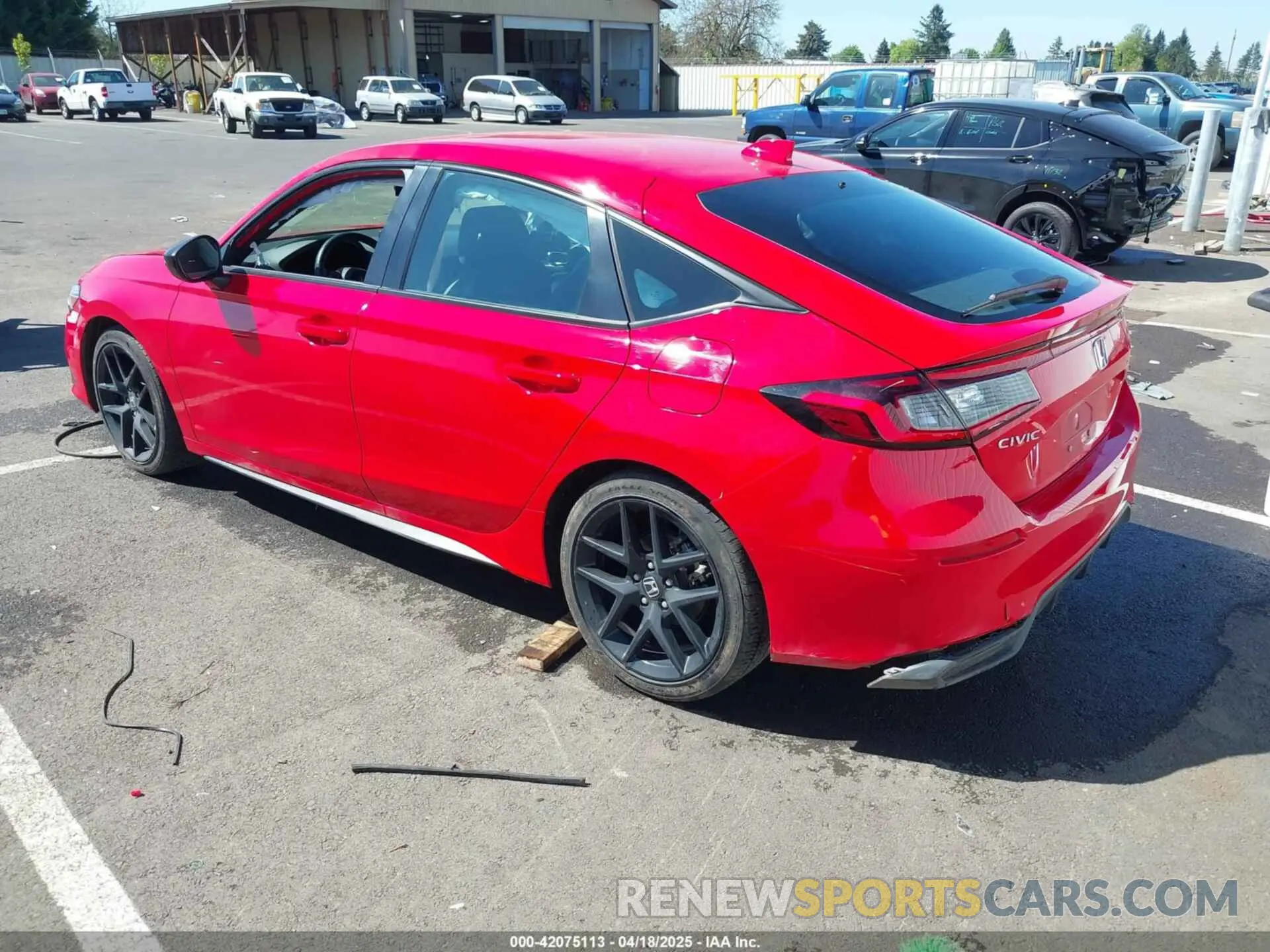 3 fotografías del automóvil dañado 19XFL2G83NE006687 HONDA CIVIC 2022