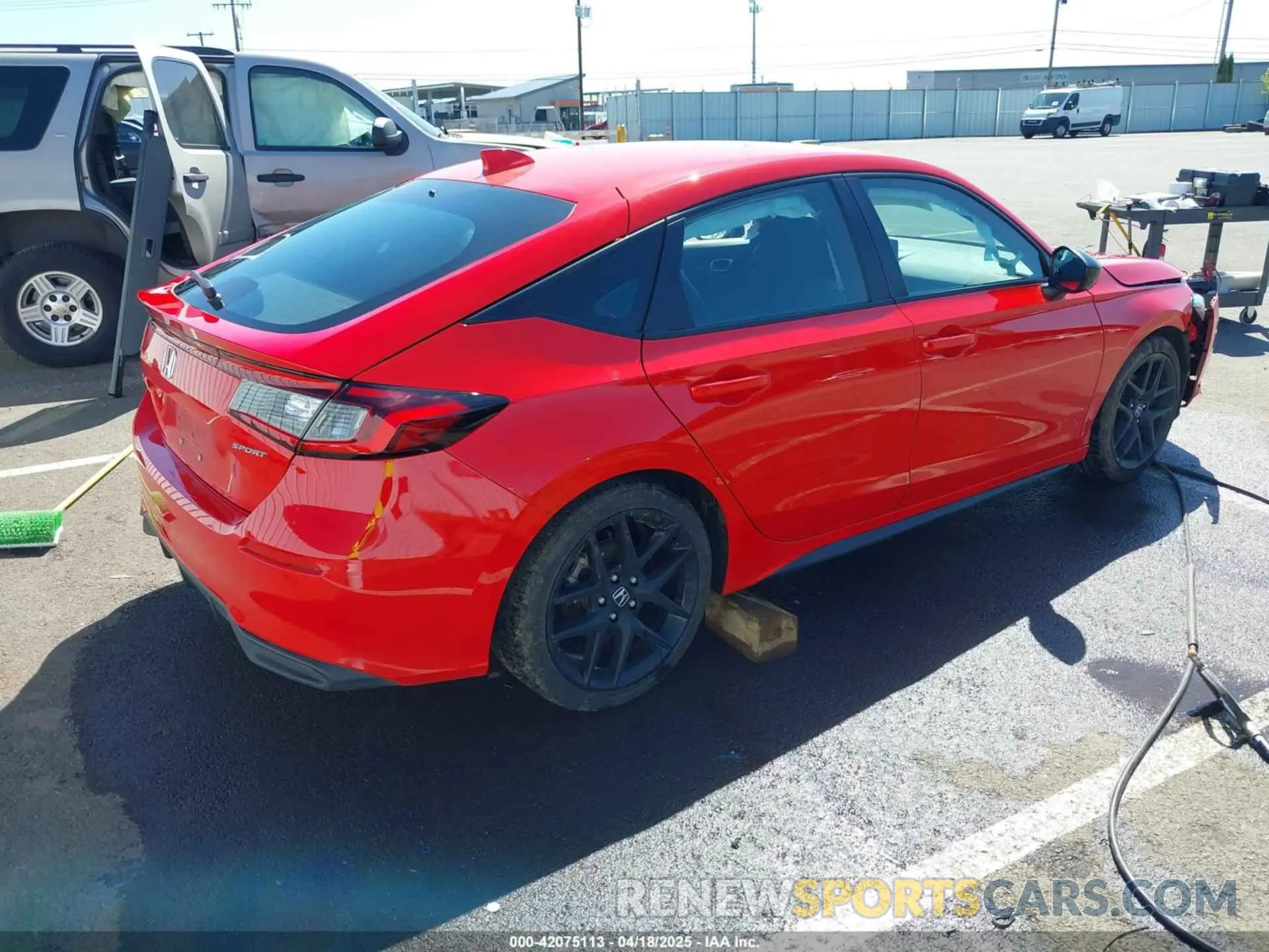 4 fotografías del automóvil dañado 19XFL2G83NE006687 HONDA CIVIC 2022