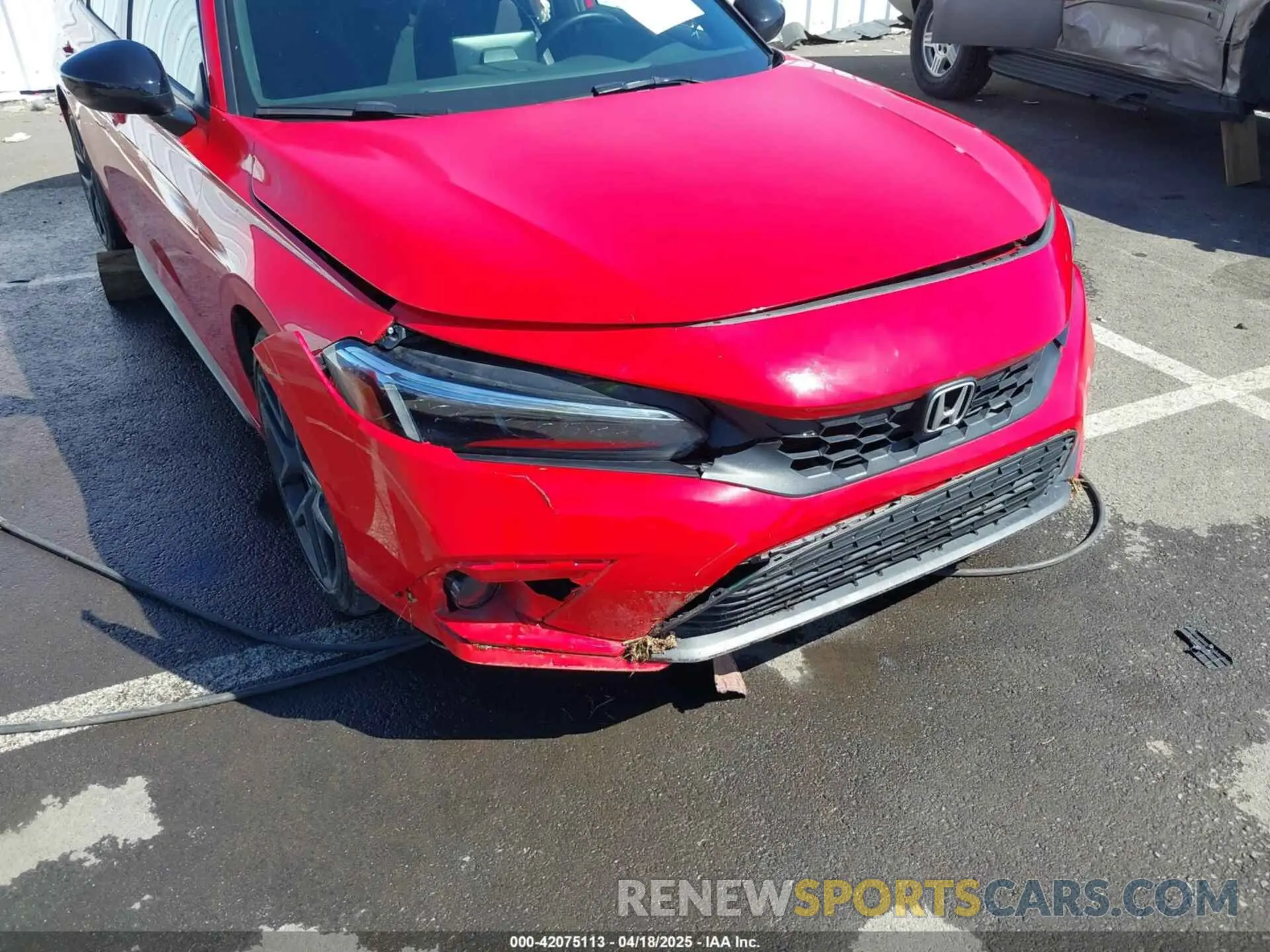 6 fotografías del automóvil dañado 19XFL2G83NE006687 HONDA CIVIC 2022