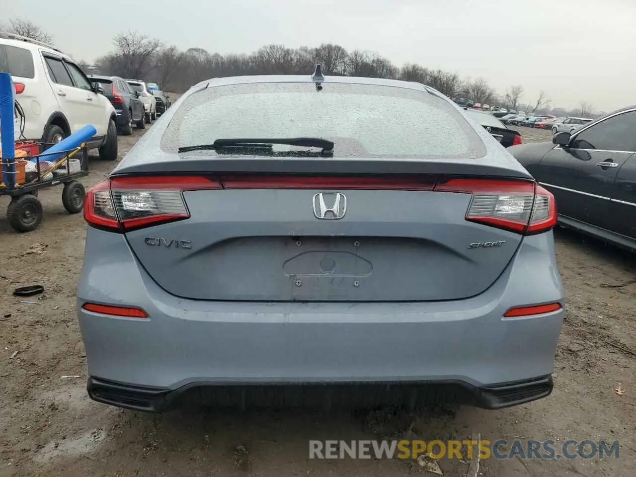 6 fotografías del automóvil dañado 19XFL2G86NE000866 HONDA CIVIC 2022