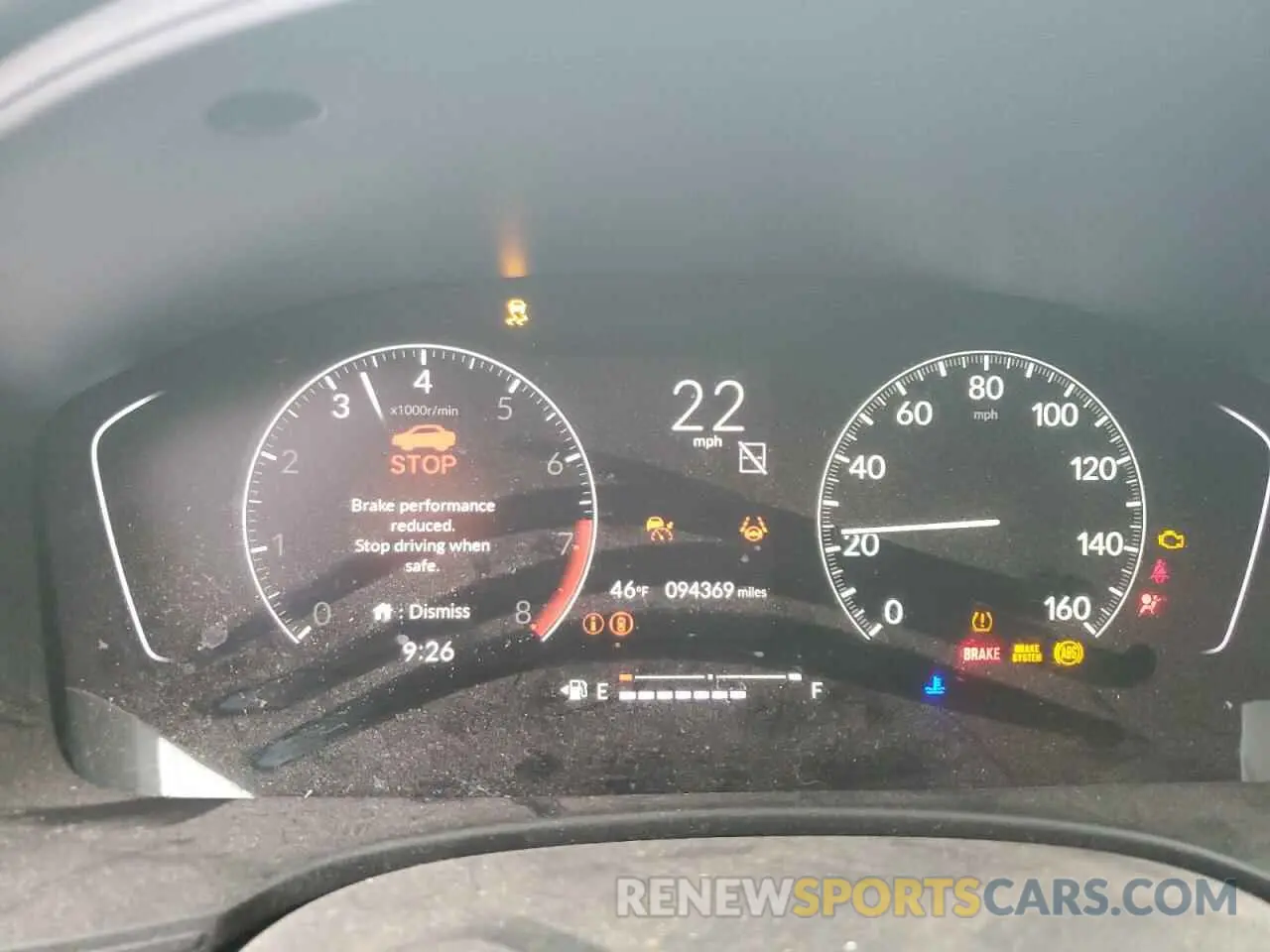 9 fotografías del automóvil dañado 19XFL2G86NE000866 HONDA CIVIC 2022