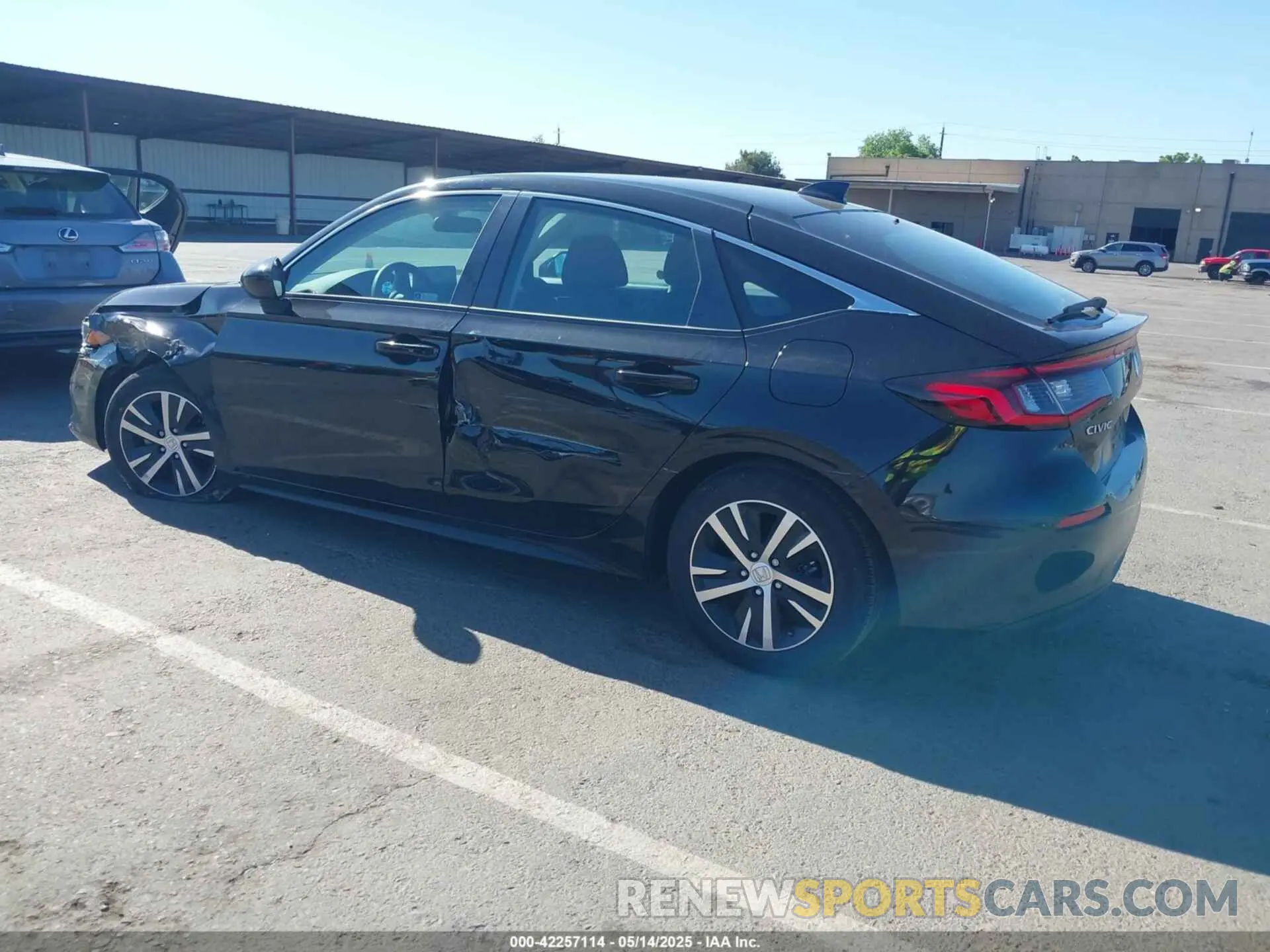 3 fotografías del automóvil dañado 19XFL2H56NE023472 HONDA CIVIC 2022