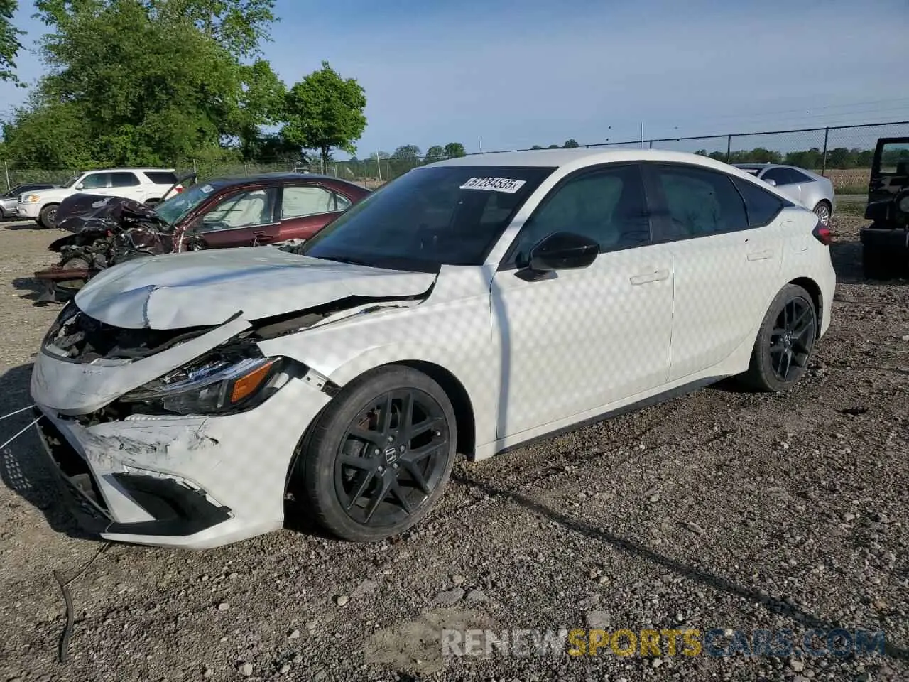 1 fotografías del automóvil dañado 19XFL2H80NE009853 HONDA CIVIC 2022